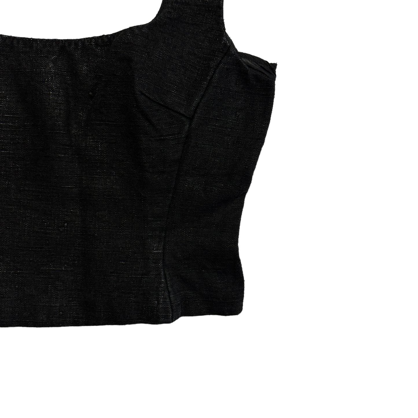 90's Prada Sleeveless Linen Top (42)