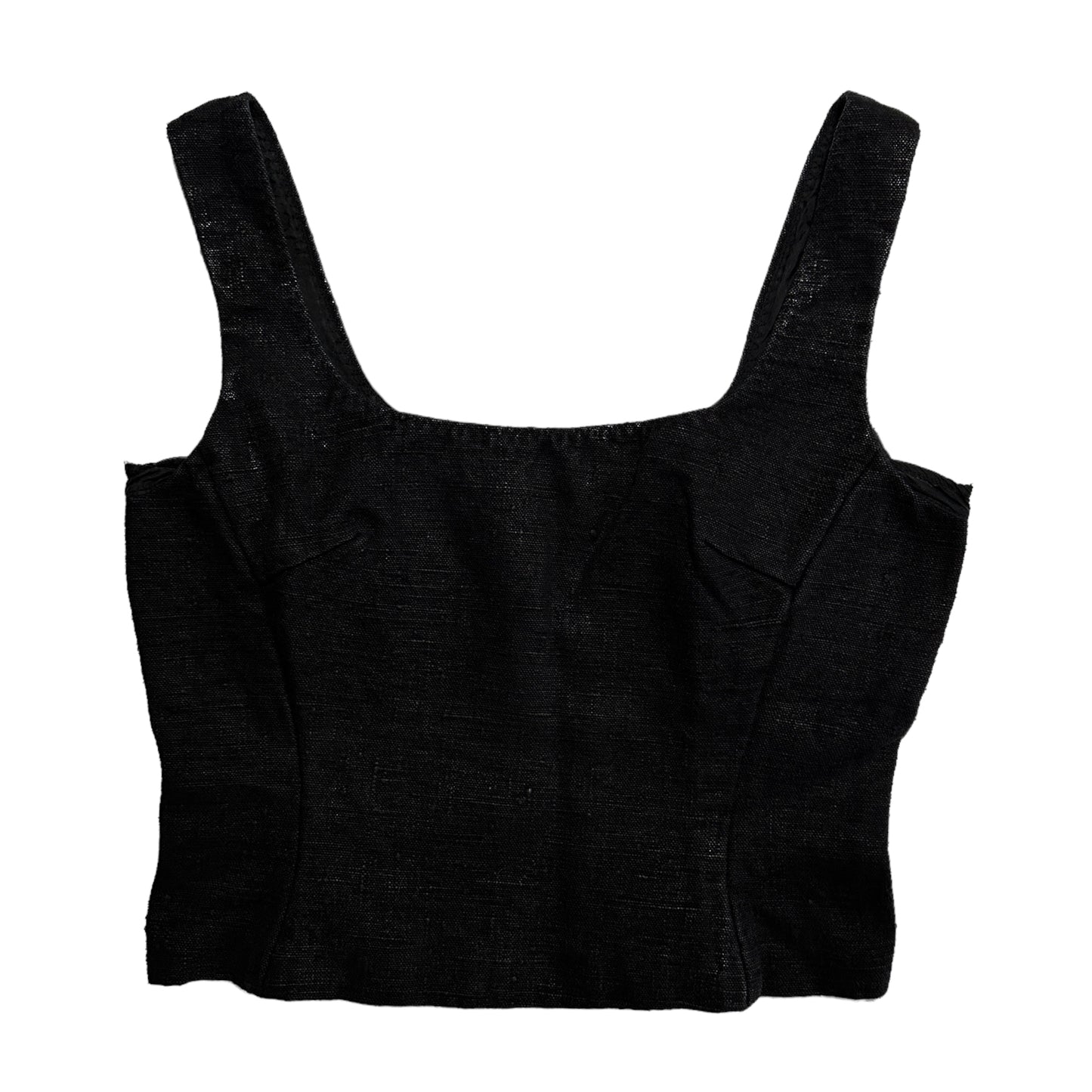 90's Prada Sleeveless Linen Top (42)