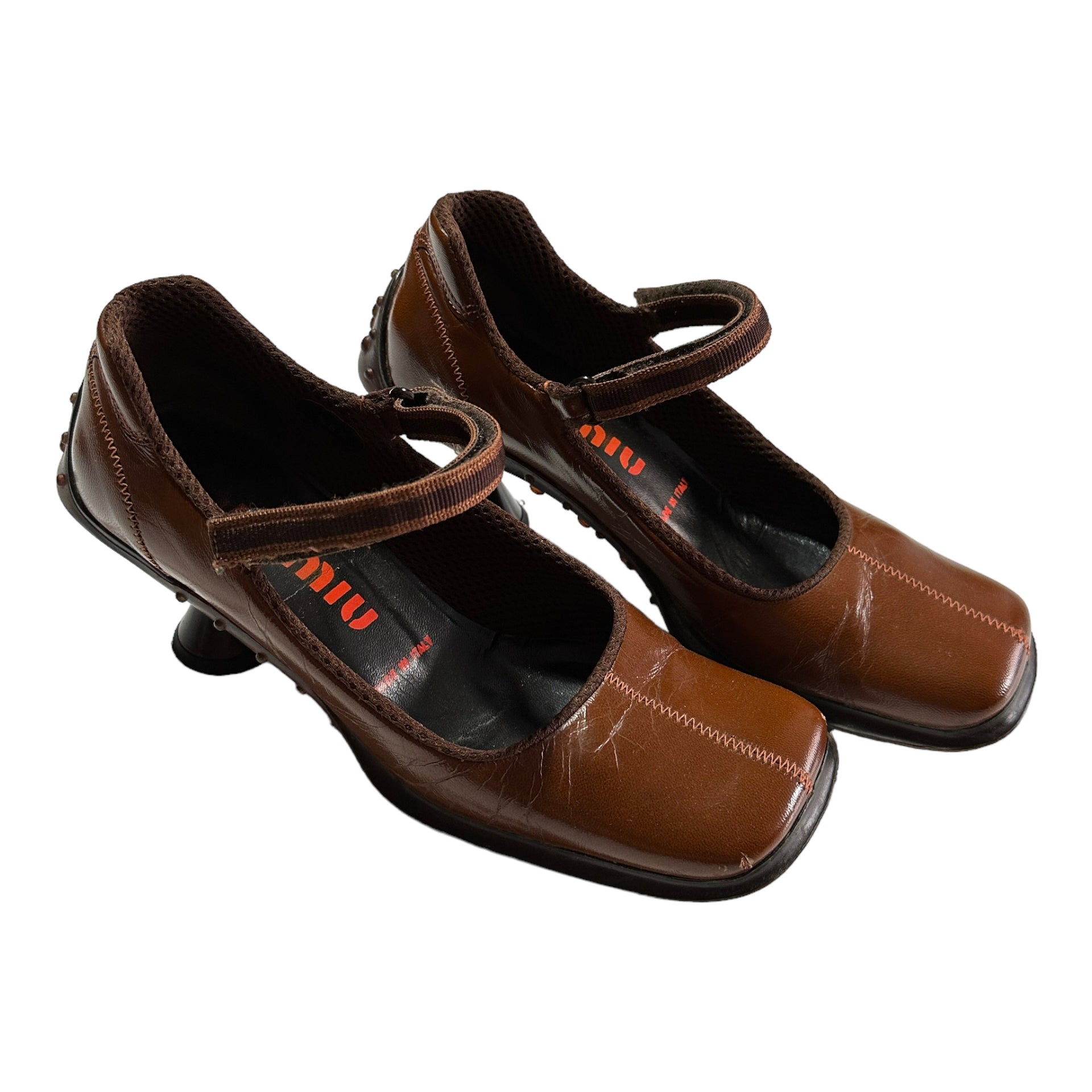 F/W 1999 Miu Miu Mary Jane Bubble Sole Heels (37,5EU) – Bintagged