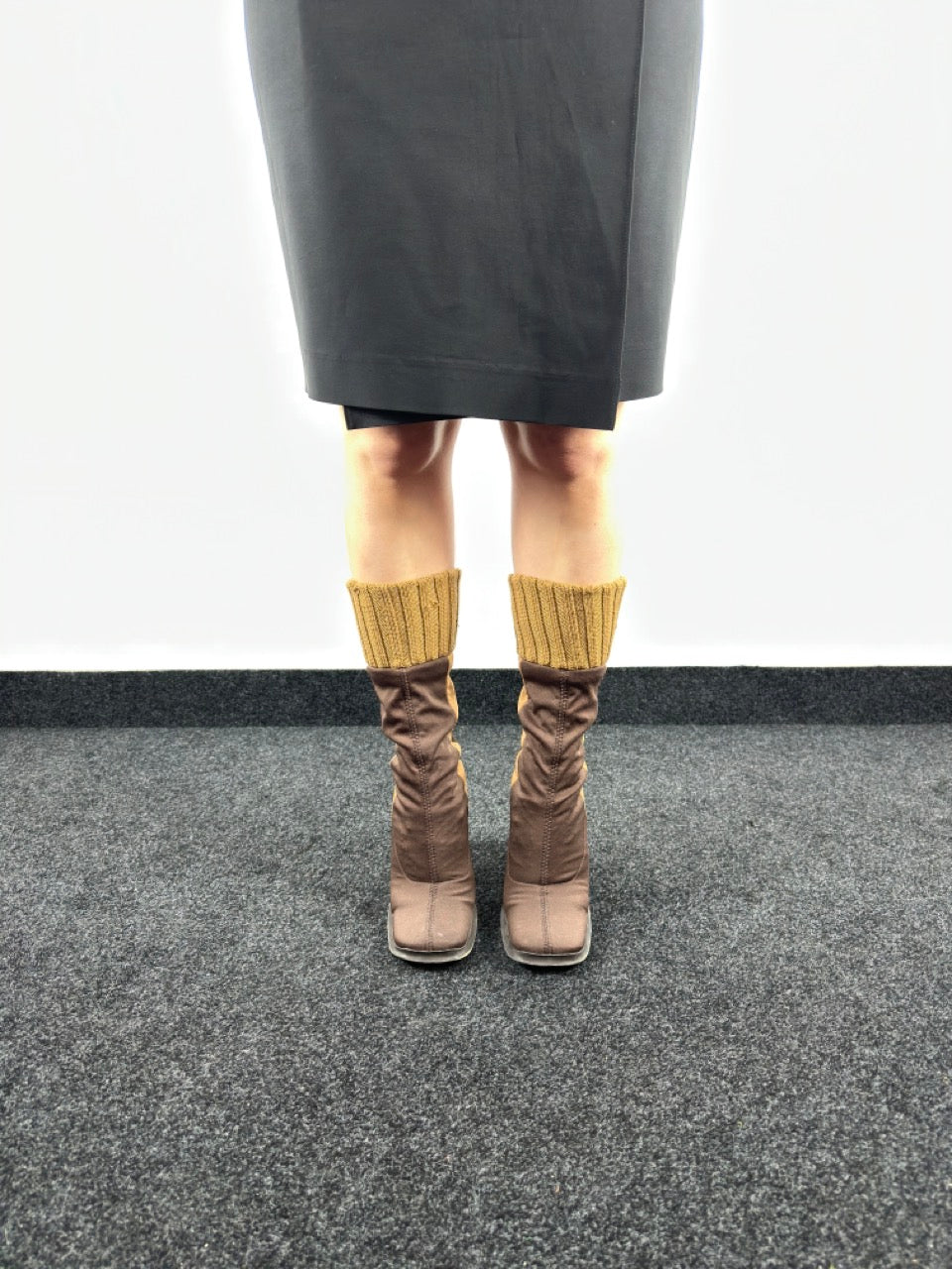 F/W 1999 Heeled Streched Boots (35 EU)