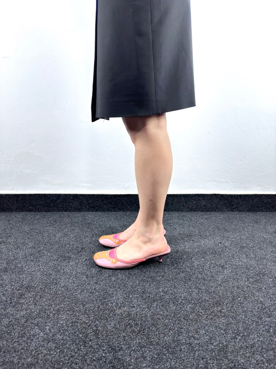 S/S 2000 Kitten Heels Mules (38EU)