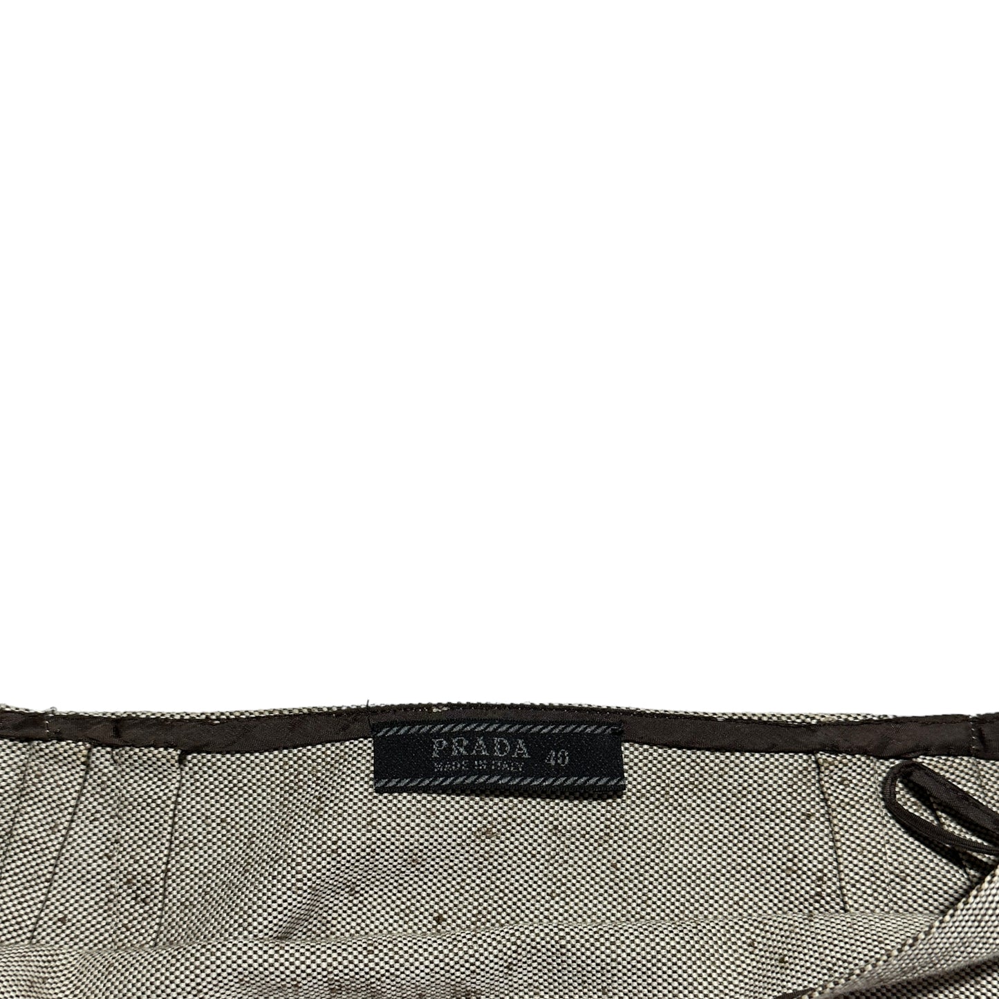 S/S 1999 Runaway Prada Linen Skirt (32W)