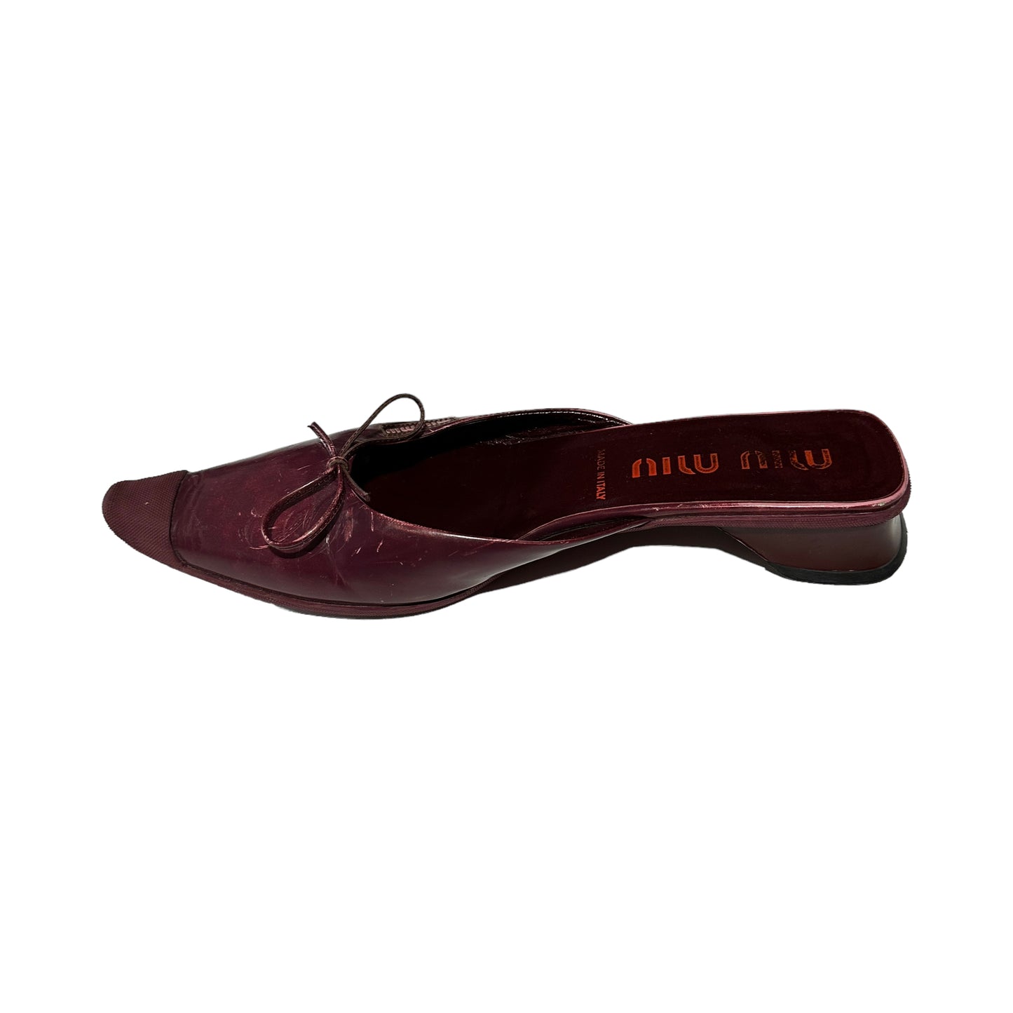 S/S 2000 Miu Miu Kitten Heels Mules (38EU)