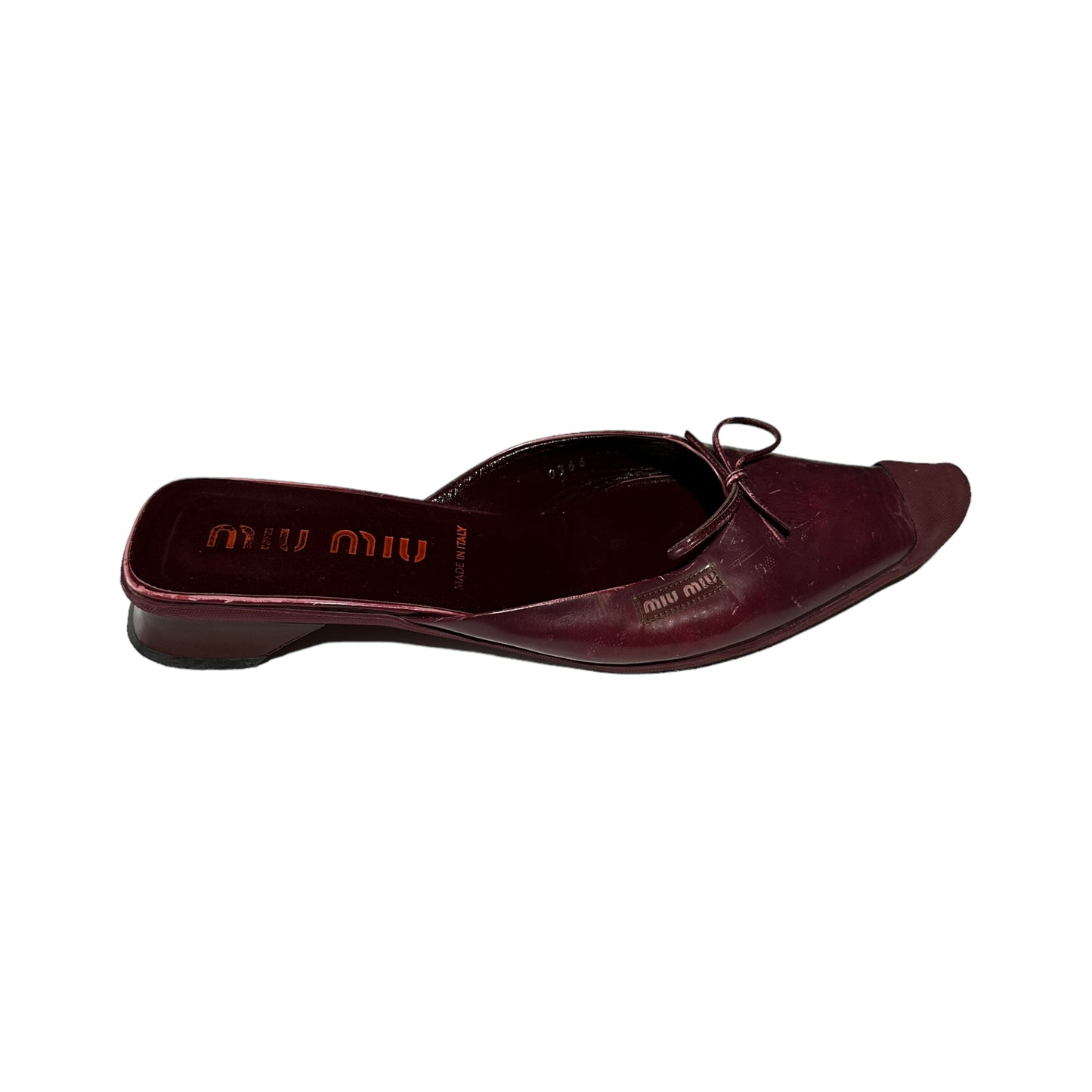 S/S 2000 Miu Miu Kitten Heels Mules (38EU)