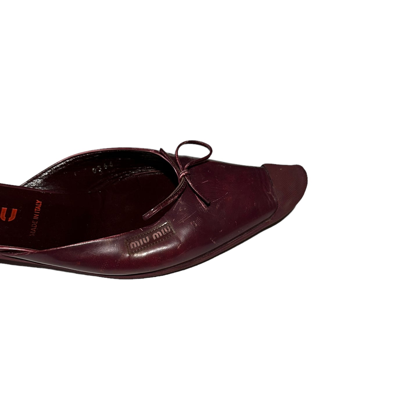 S/S 2000 Miu Miu Kitten Heels Mules (38EU)