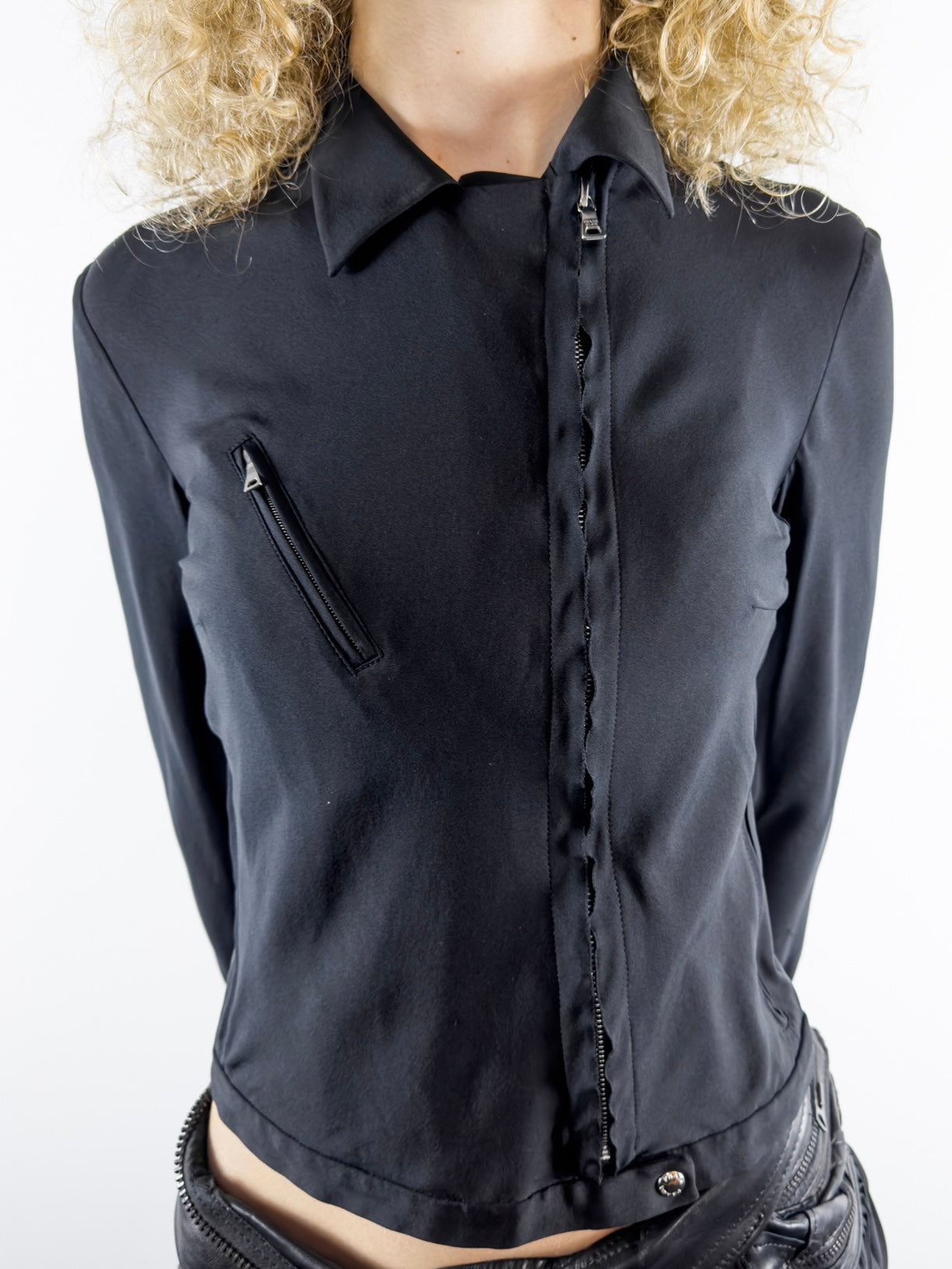 1990's Asymmetric Silk Jacket (44)