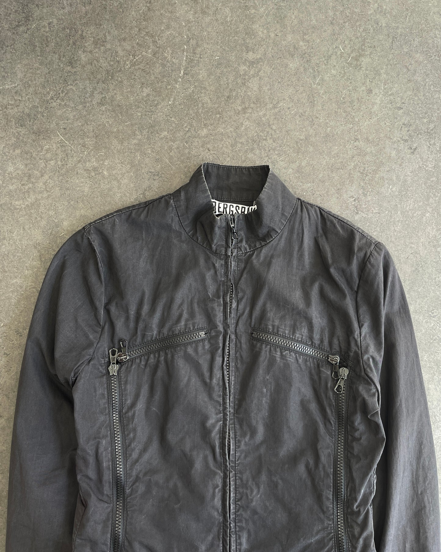 2000's Multi Zipper Cargo Jacket