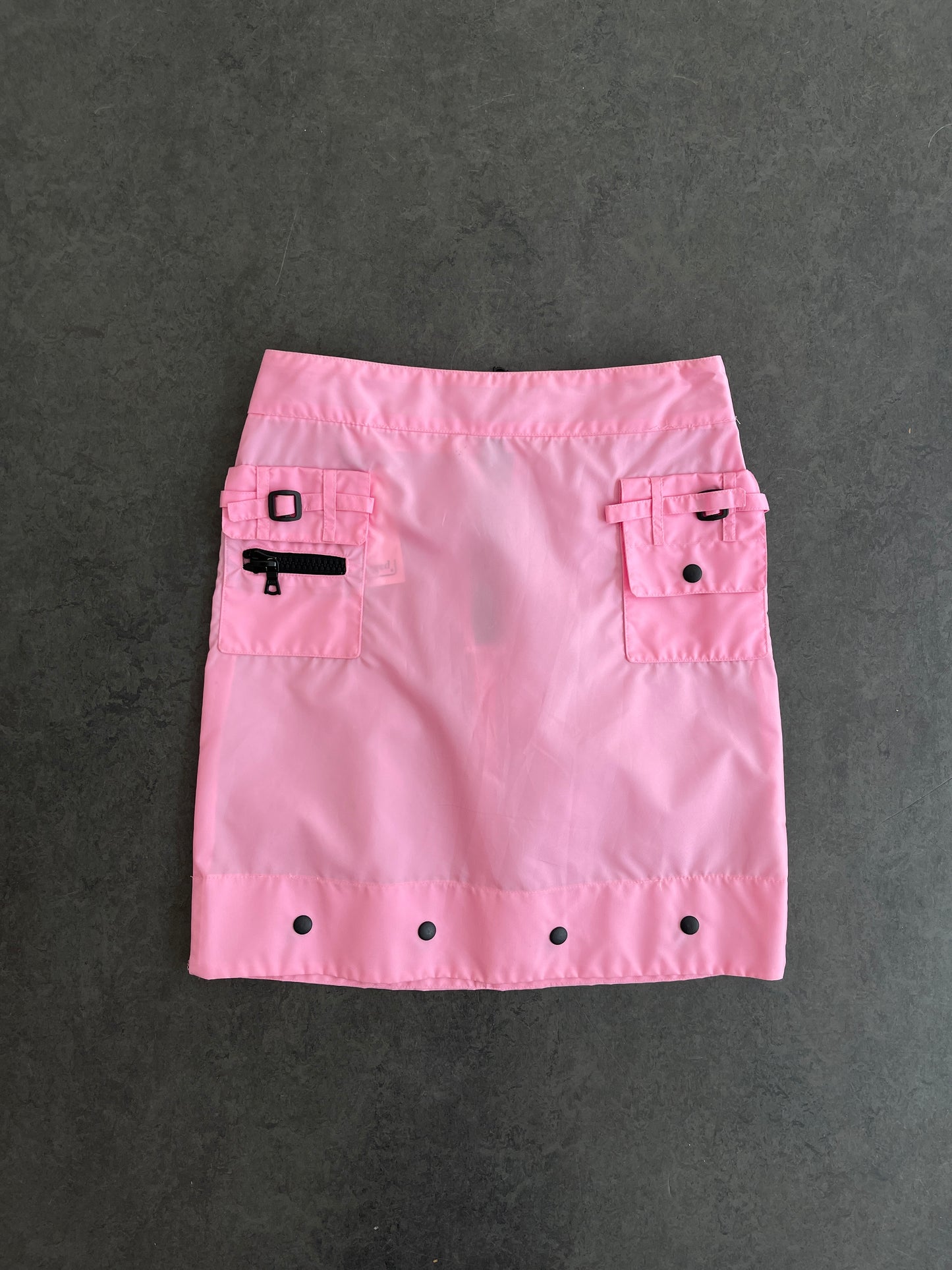 F/W 1999 Pink Mini Cargo Skirt