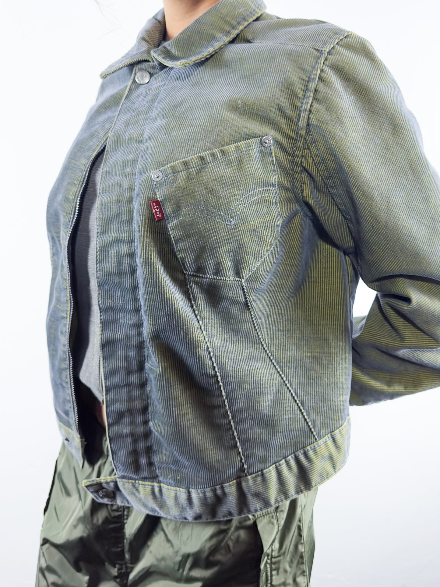 2000's Engineered Iridescent Jacket (S)