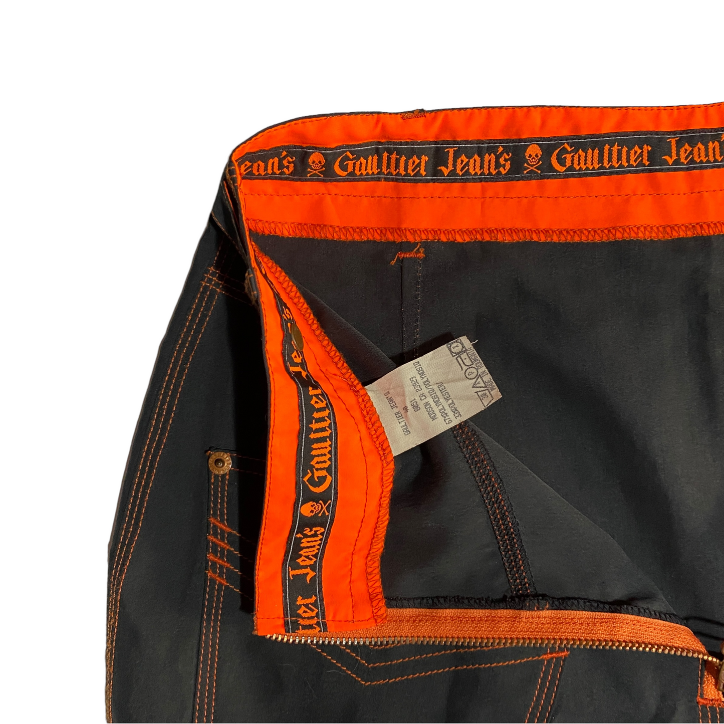 00's Jean Paul Gaultier Jeans Midi Skirt (37W)