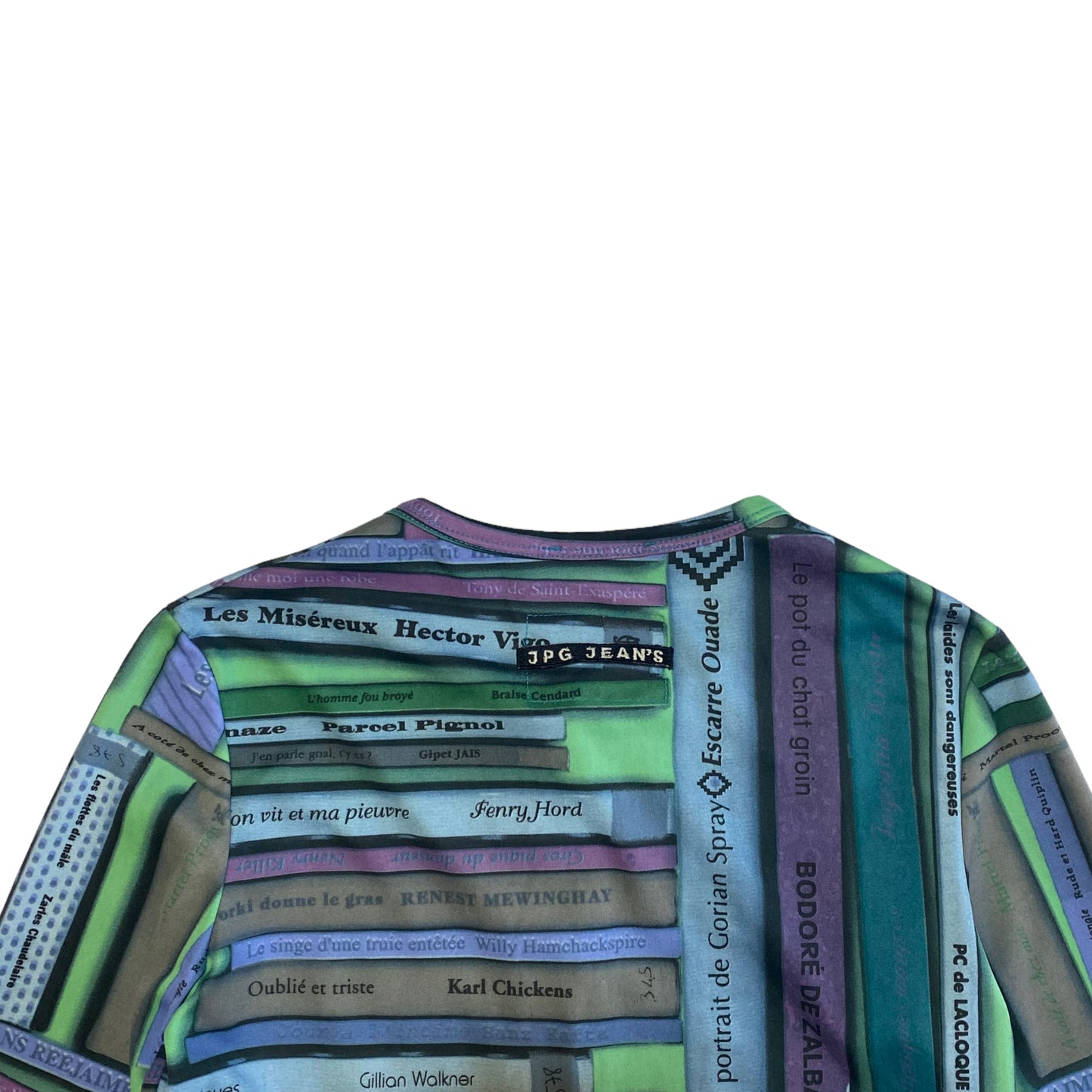 00's Jean Paul Gaultier JPG Jeans Long Sleeve printed T-shirt (L)