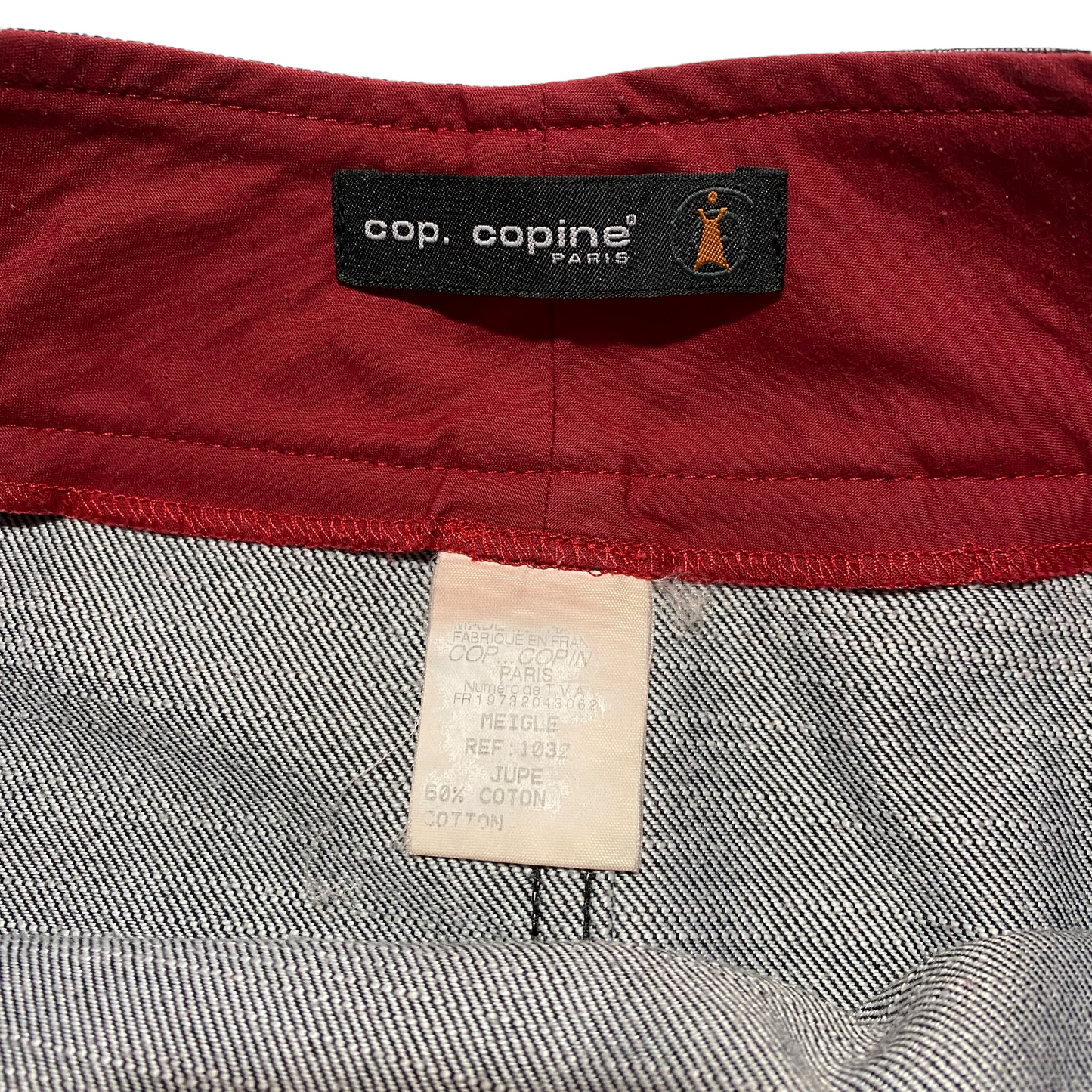 00’s Cop Copine Asymmetric Midi Skirt (37W)