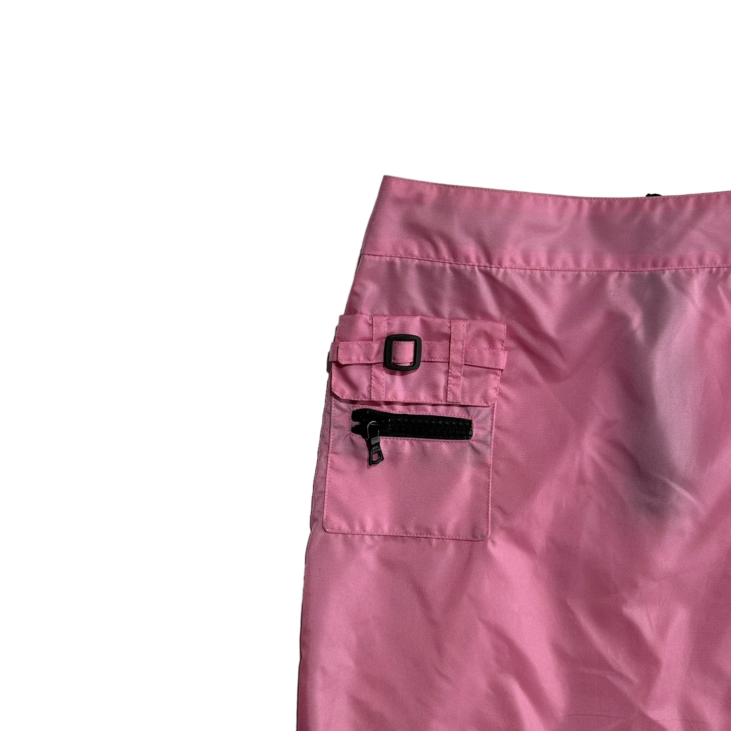 F/W 1999 Miu Miu Mini Pink Cargo Skirt (33W)
