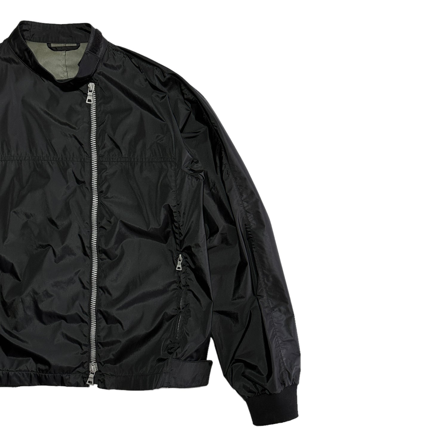 S/S 2000 Prada Asymmetrical Zippered Light Jacket (42)