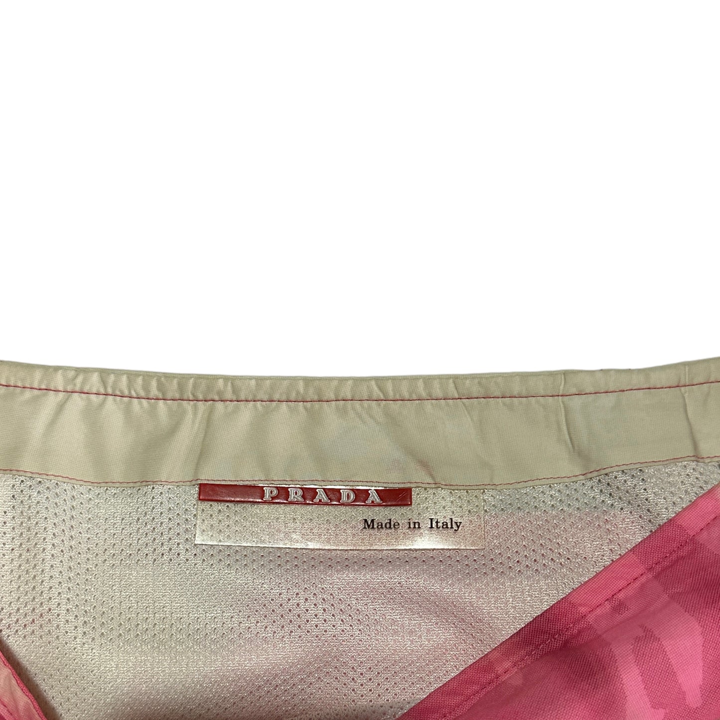 S/S 2000 Abstract Pink Cloud Print Skirt (42)