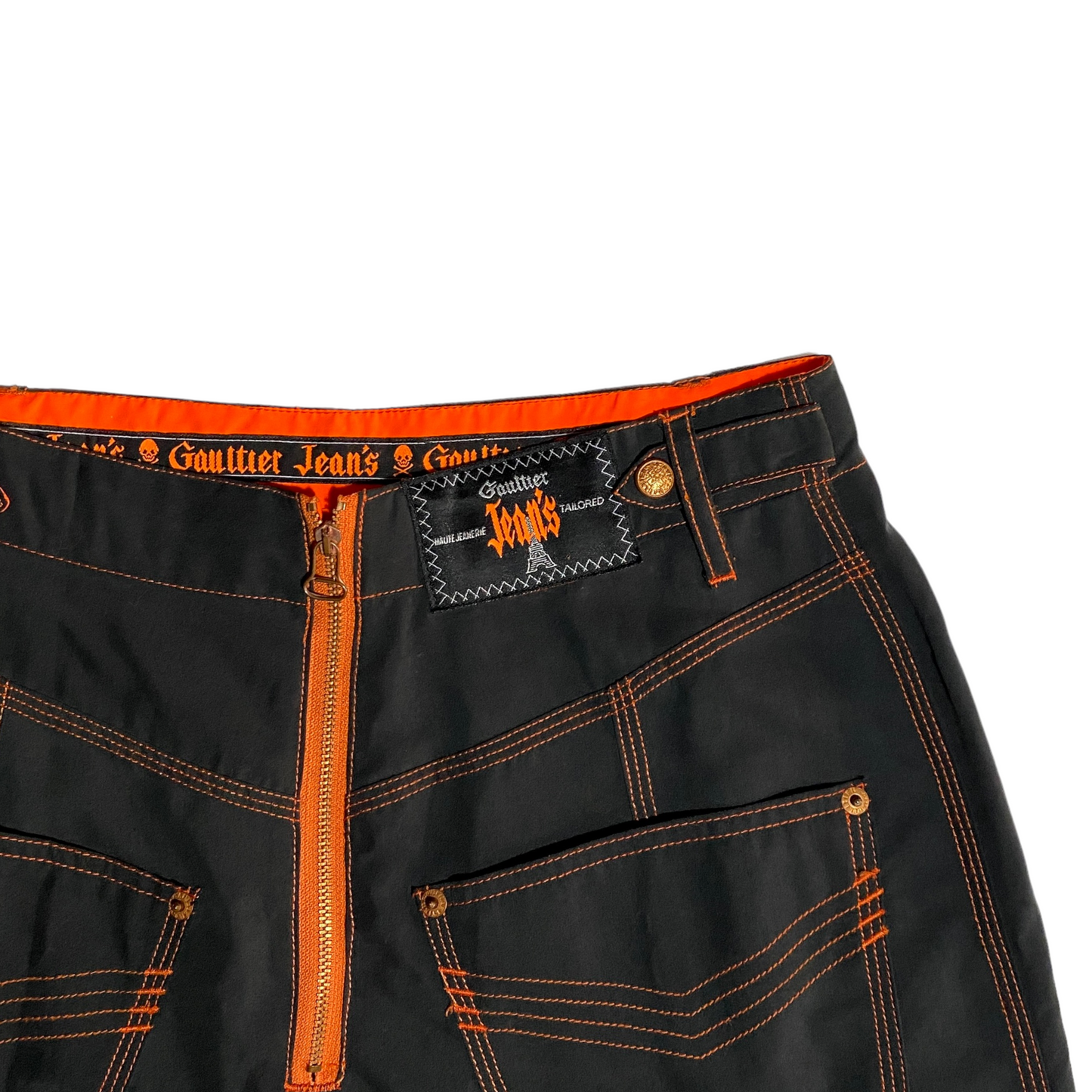 00's Jean Paul Gaultier Jeans Midi Skirt (37W)