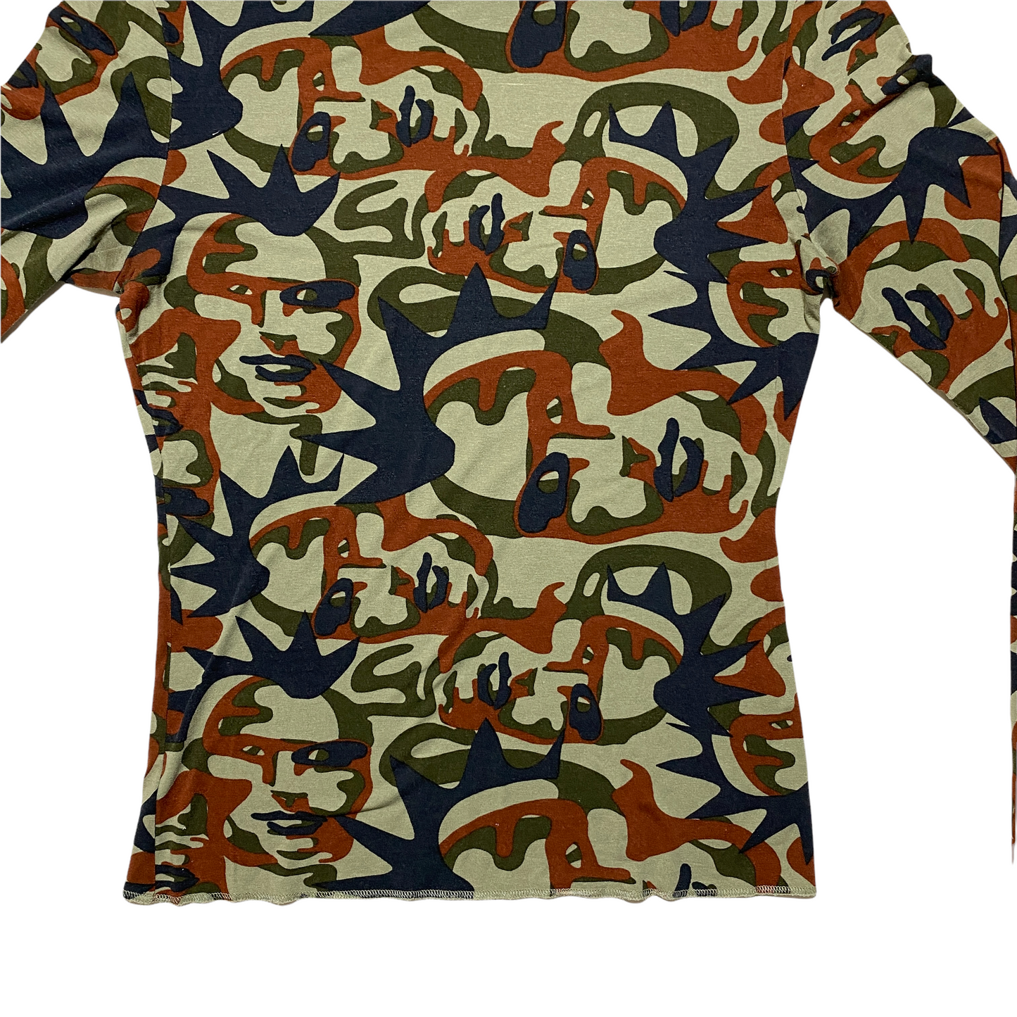 1995 Jean Paul Gaultier Printed Top (M)