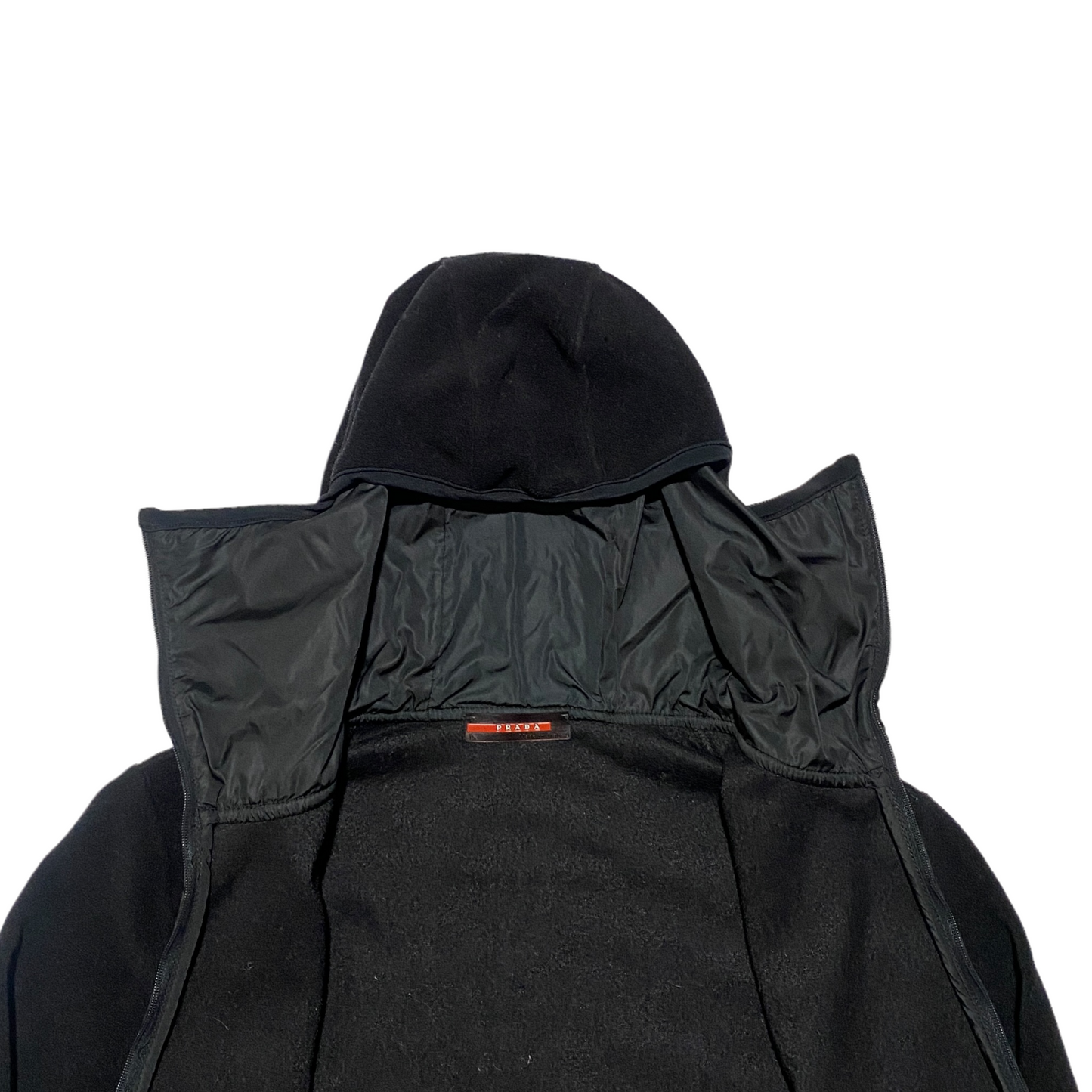 F/W 1999 Prada Sport Balaclava fleece hoodie (M)