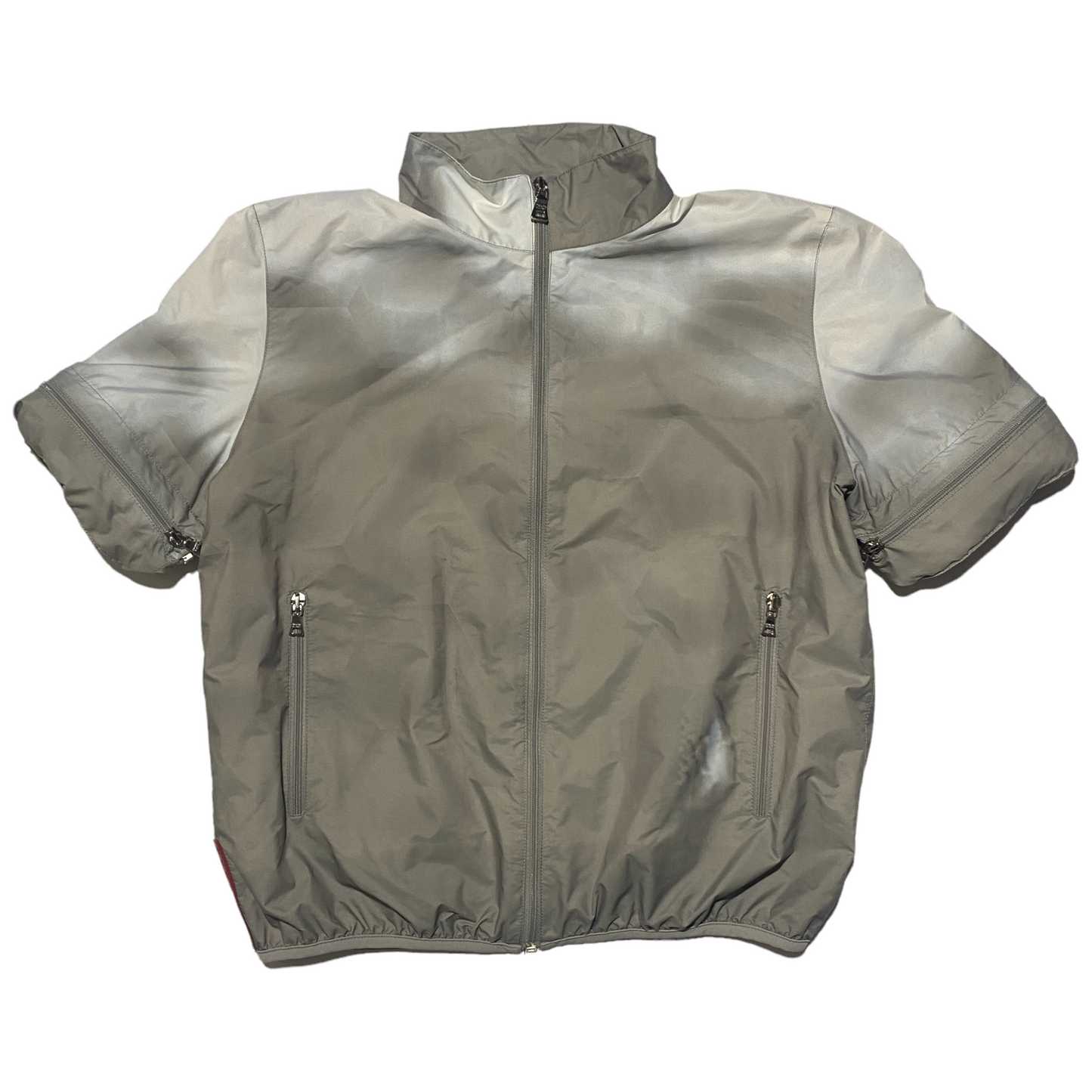 SS 2000's Prada Sport Grey Cloud Folding Sleeves Jacket (M-S)
