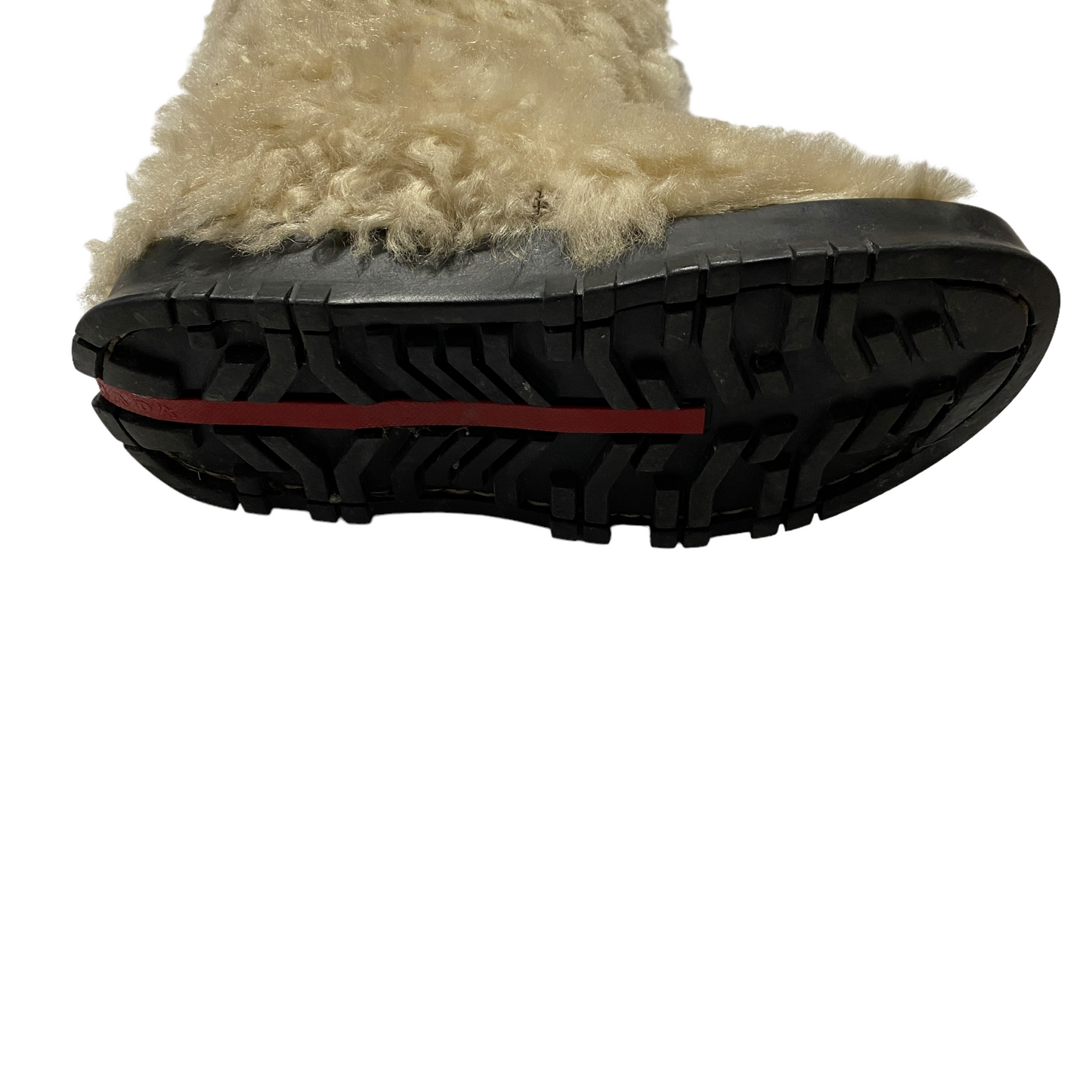 00´S Prada Faux Fur Boots (38/39EU)