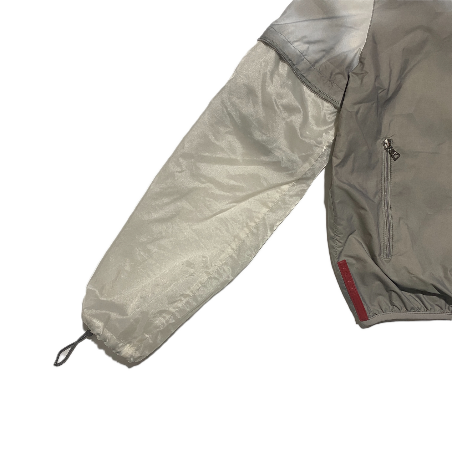 SS 2000's Prada Sport Grey Cloud Folding Sleeves Jacket (M-S)