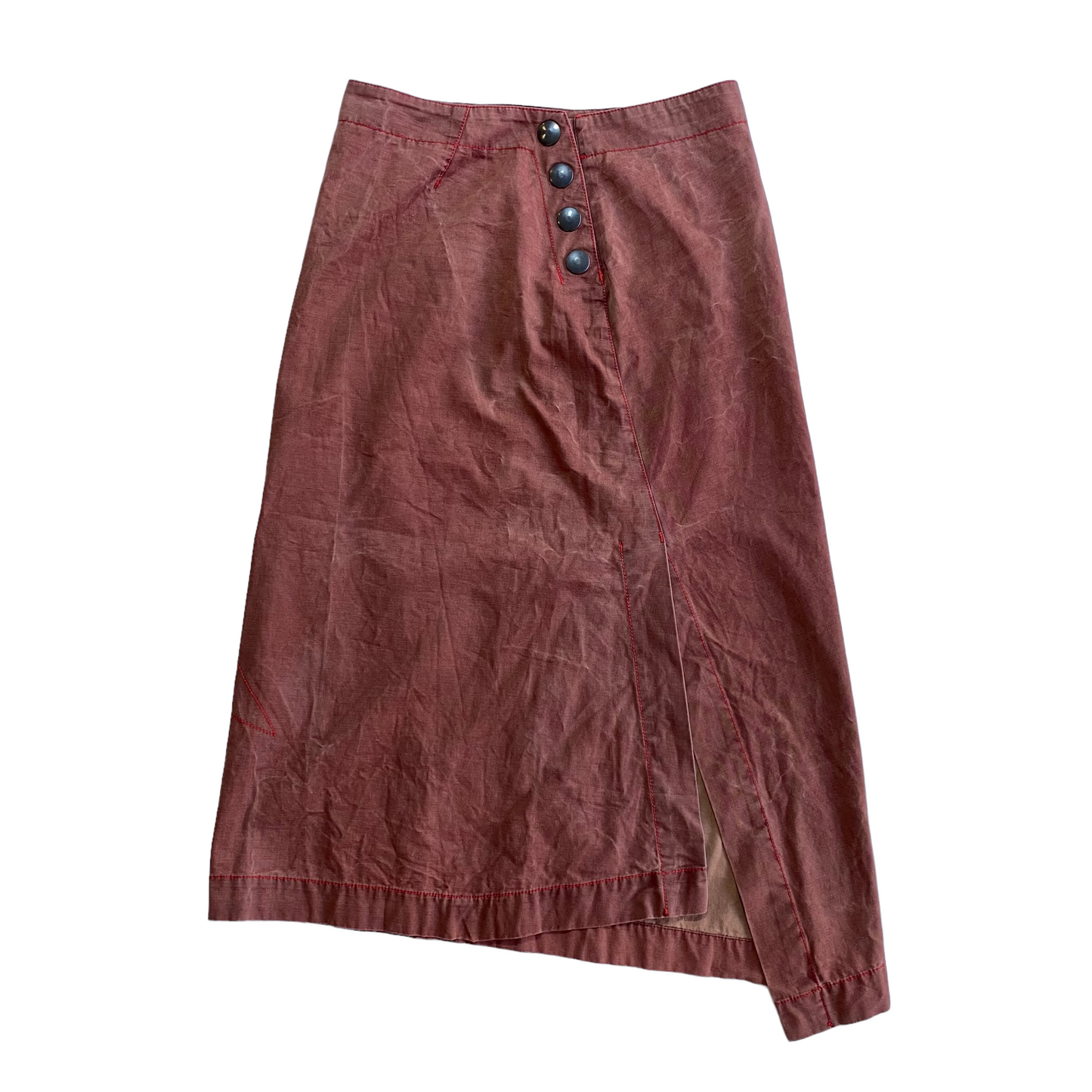 00’s Cop Copine Asymmetric Midi Skirt (36W)