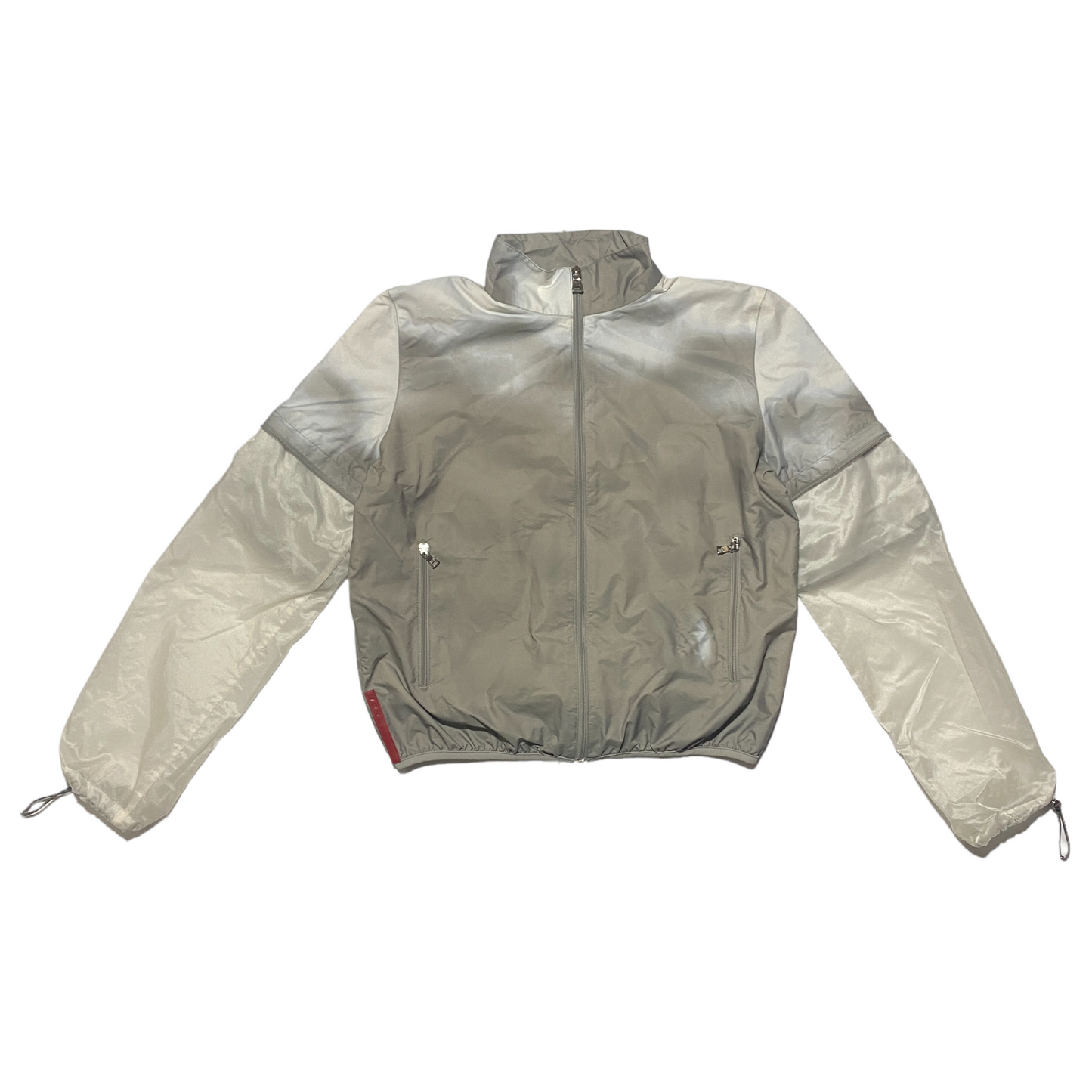 SS 2000's Prada Sport Grey Cloud Folding Sleeves Jacket (M-S)