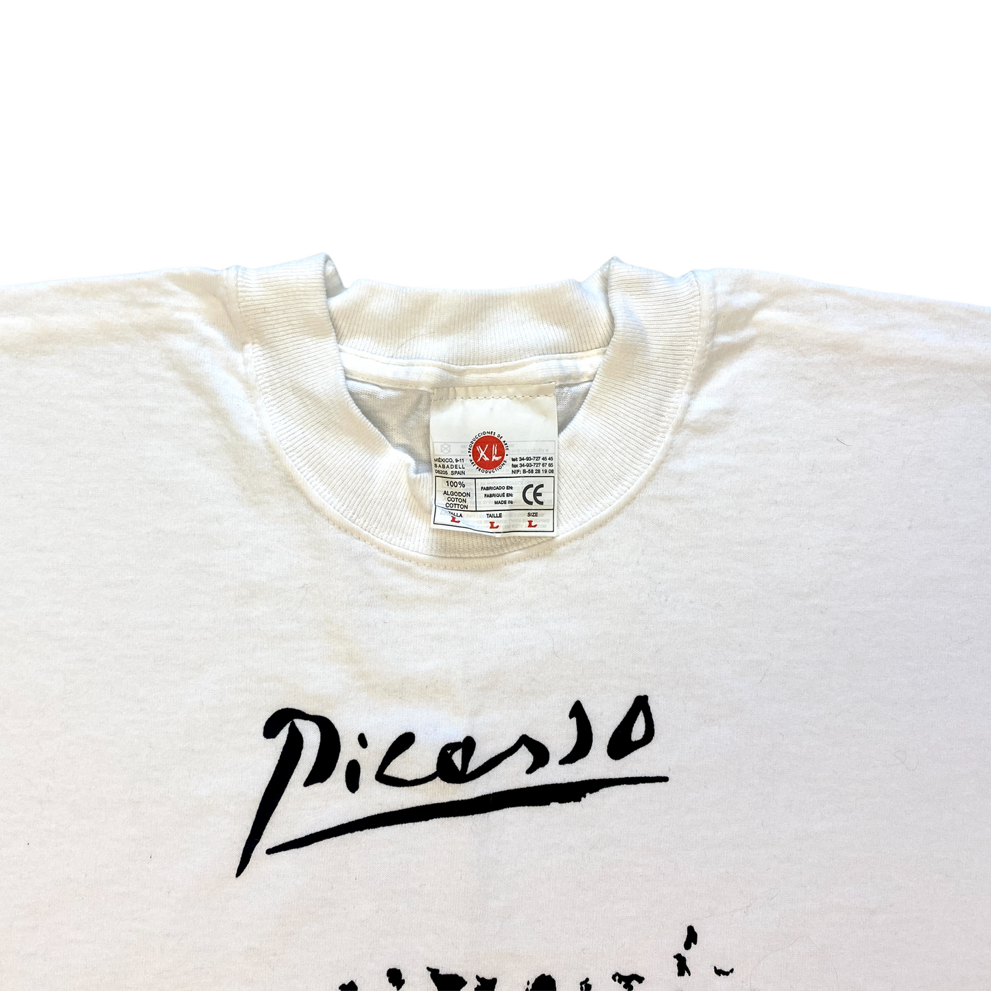2000 Picasso ''Bullfight Print'' Vintage Tee (L)