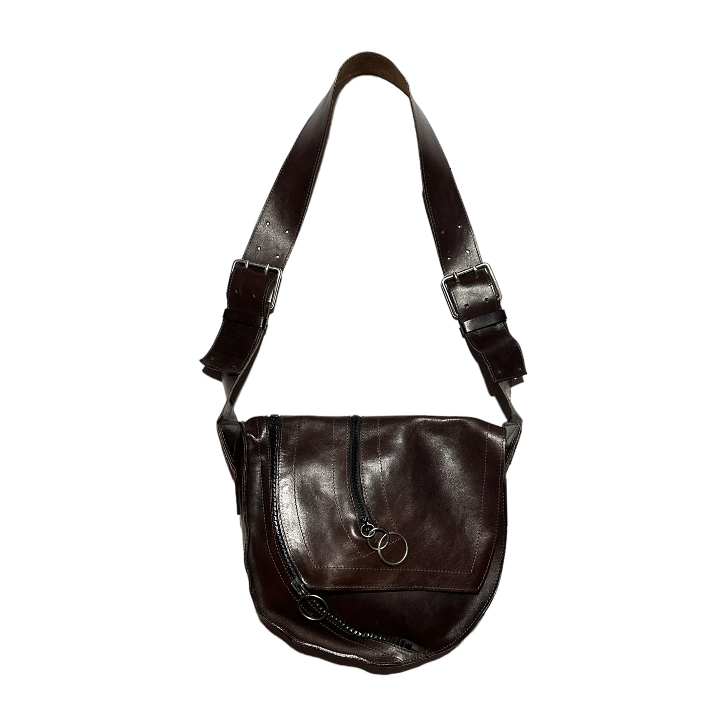 00's Dirk Bikkembergs Leather Shoulder Bag