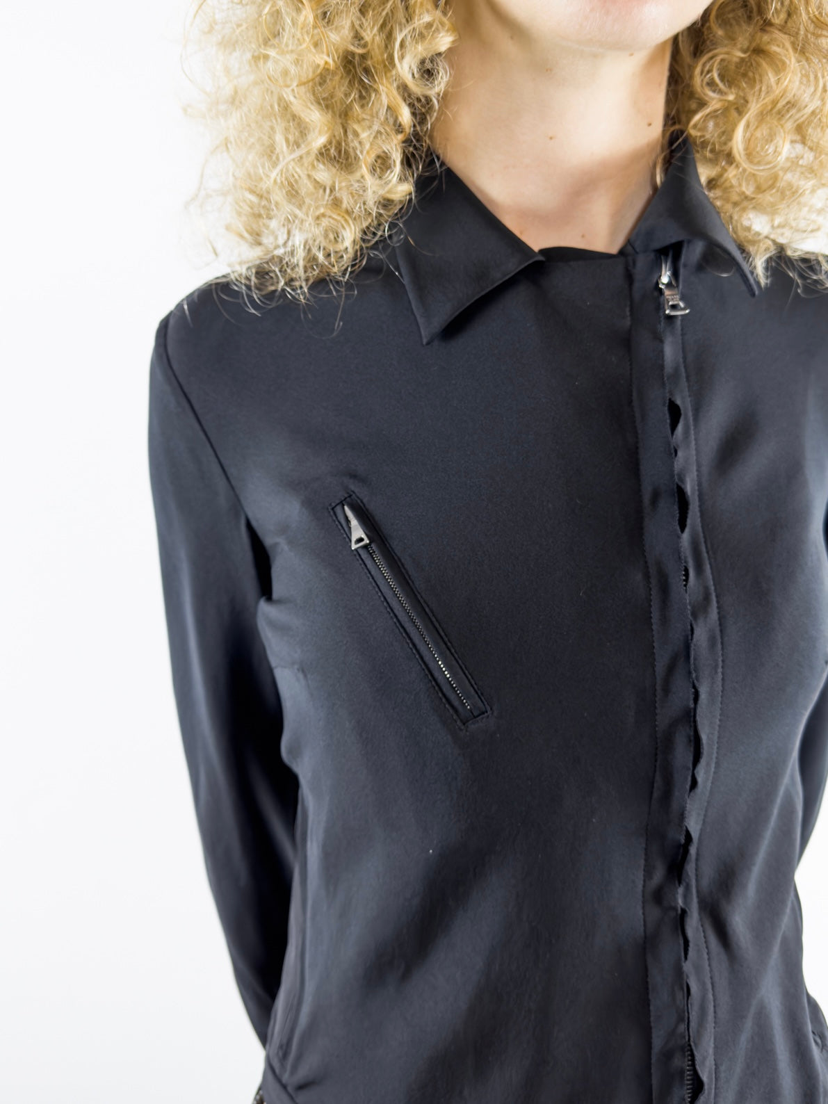 1990's Asymmetric Silk Jacket (44)