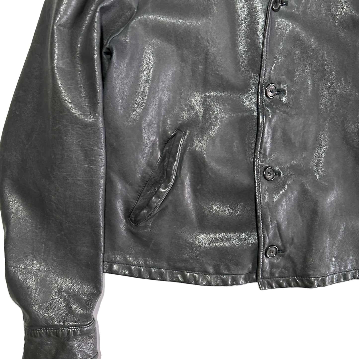 2005 Leather Biker Jacket (M)