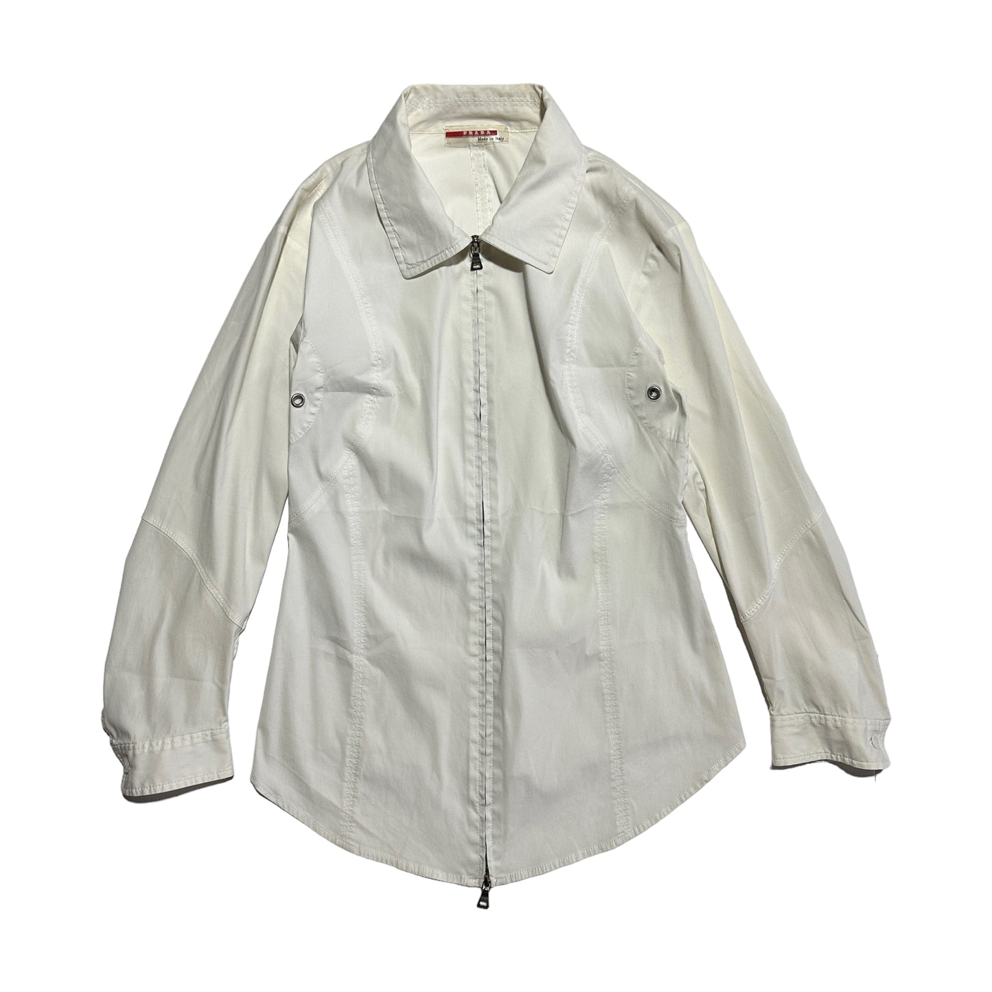 00's Prada Sport Zipp Cotton Shirt (40)