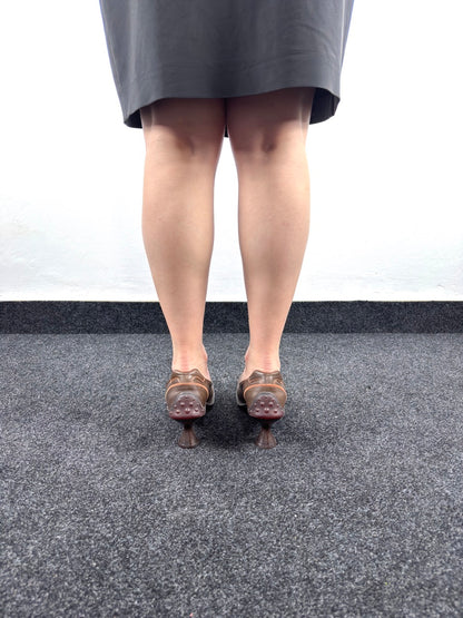 F/W 1999 Bubble Sole Leather Heels (36 1/2 EU)
