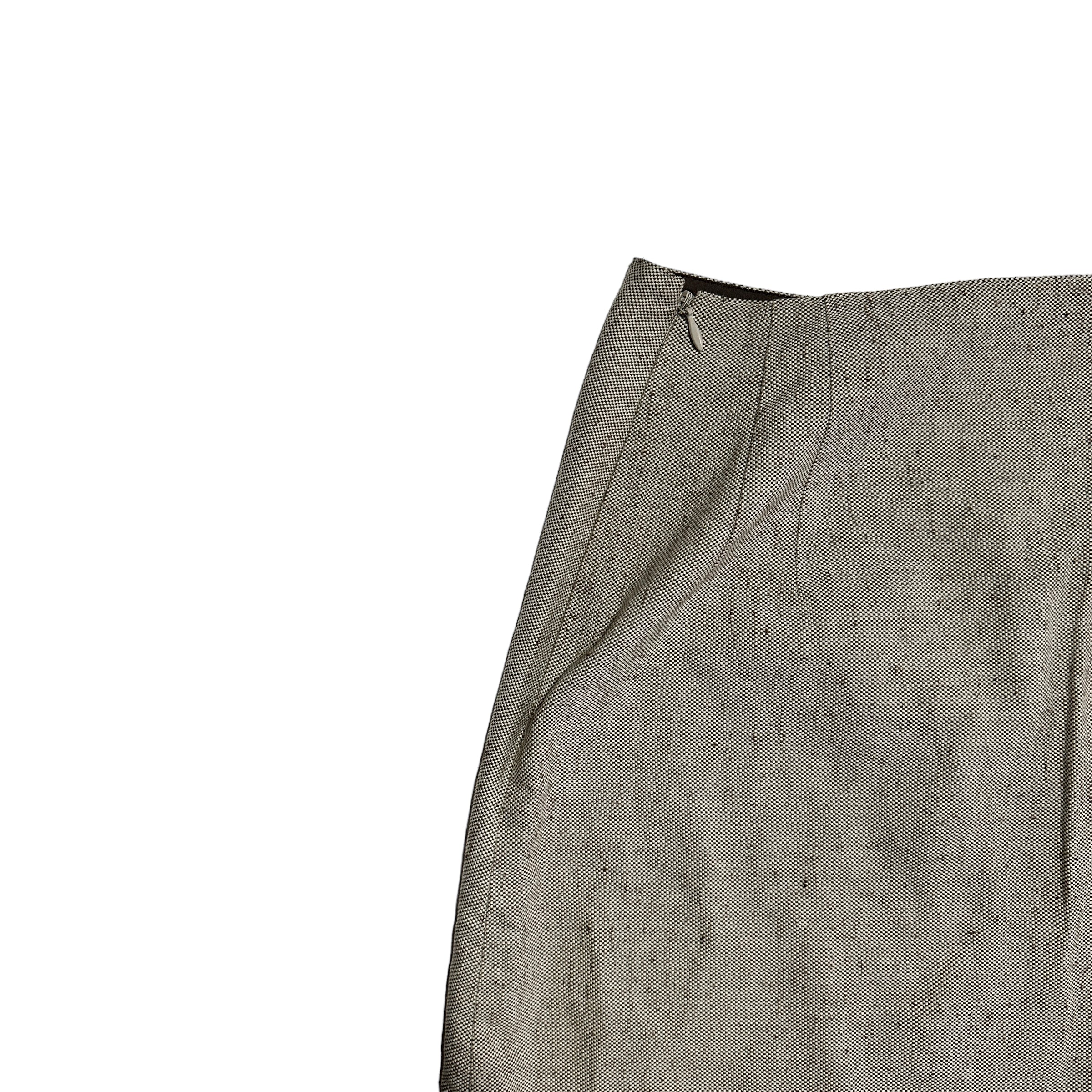 S/S 1999 Runaway Prada Linen Skirt (32W)