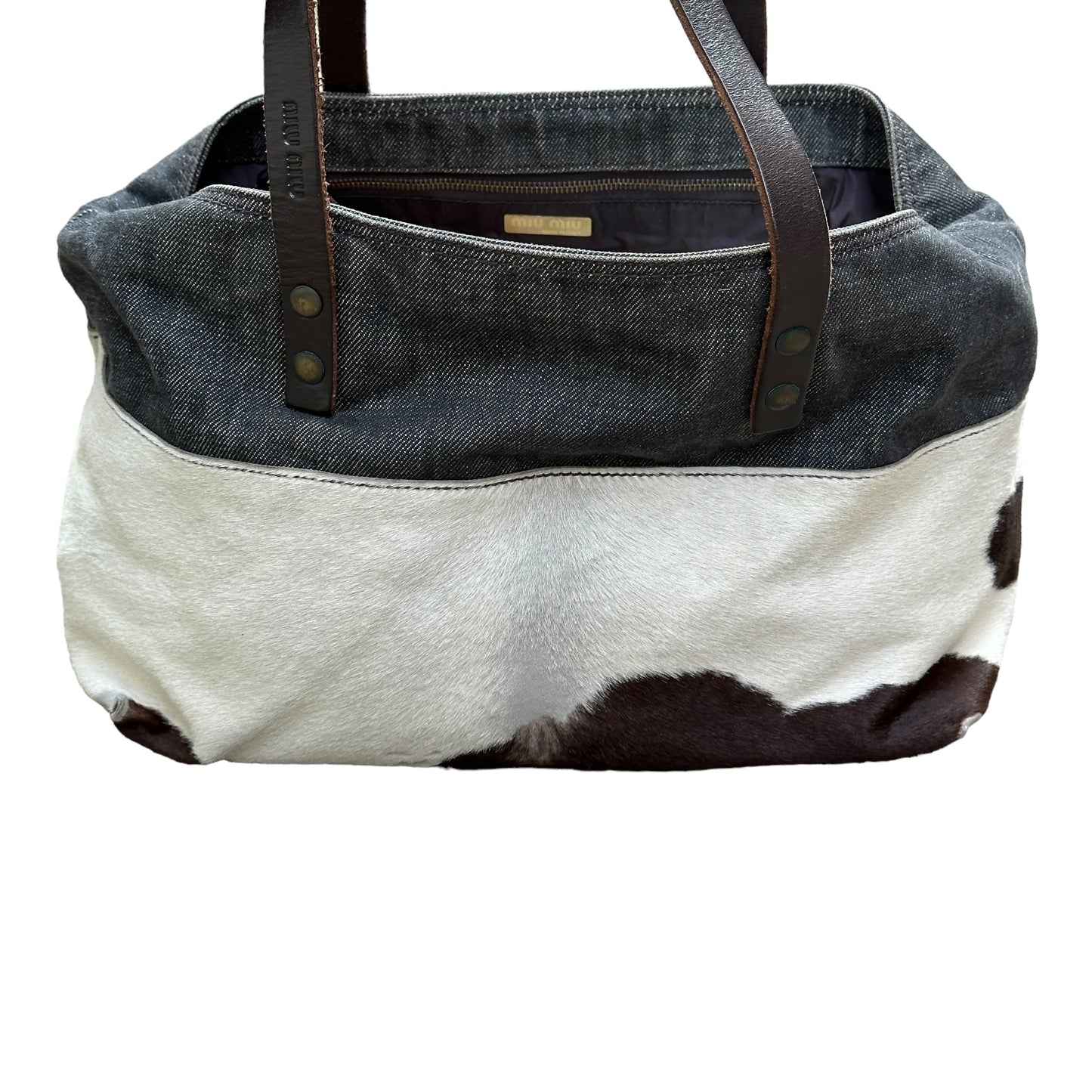 2000’s Cow Print Tote Bag