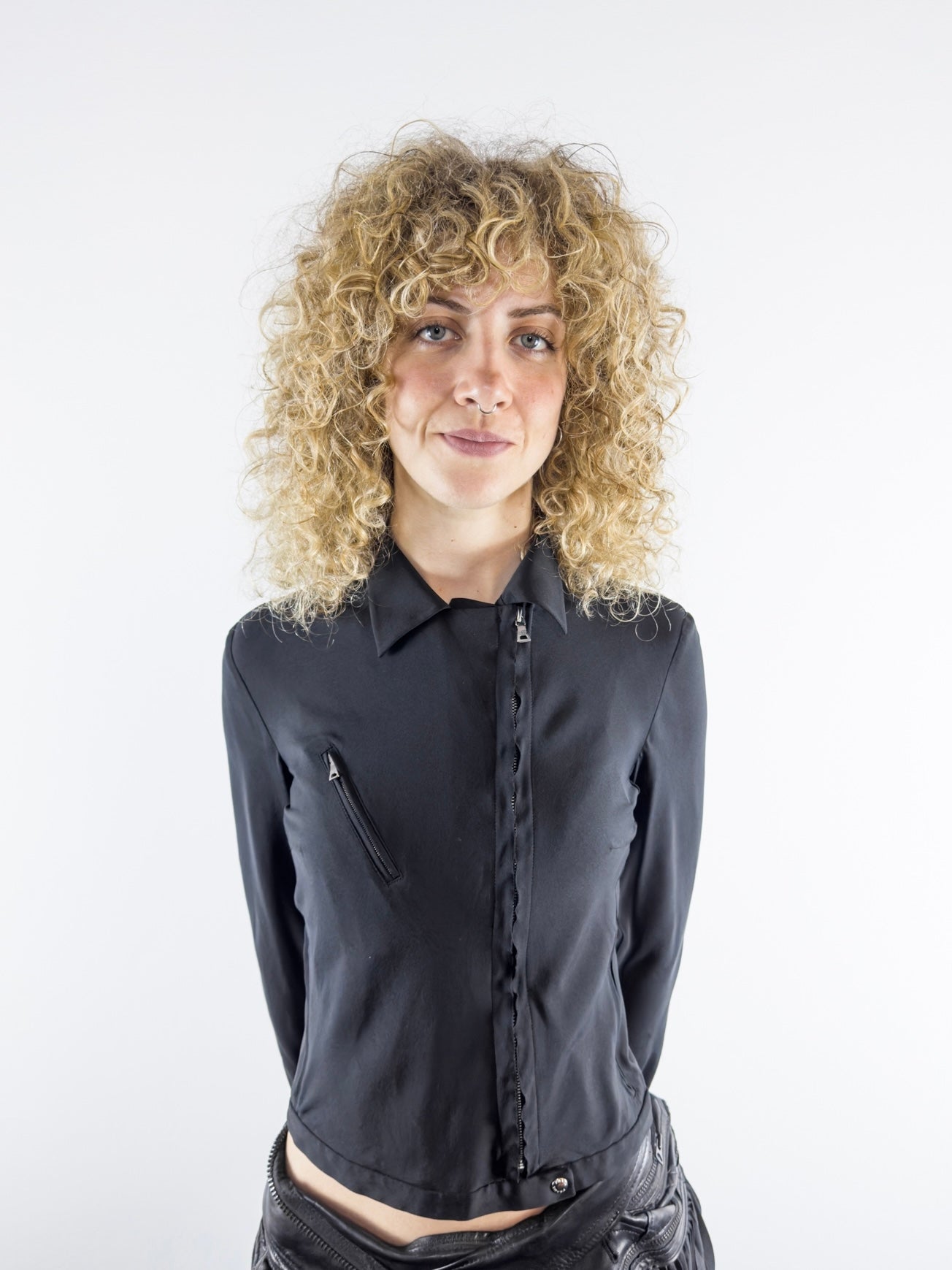 1990's Asymmetric Silk Jacket (44)