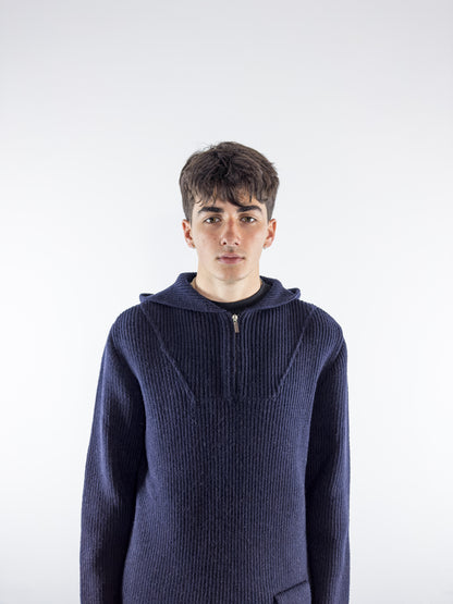 2000's ''Travel Wear Collection'' by Neil Barrett Knit Hoodie (XL)