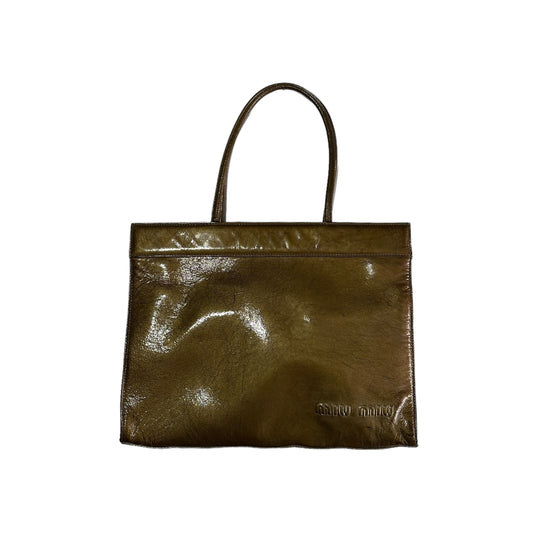 90's Miu Miu Leather Hand Bag