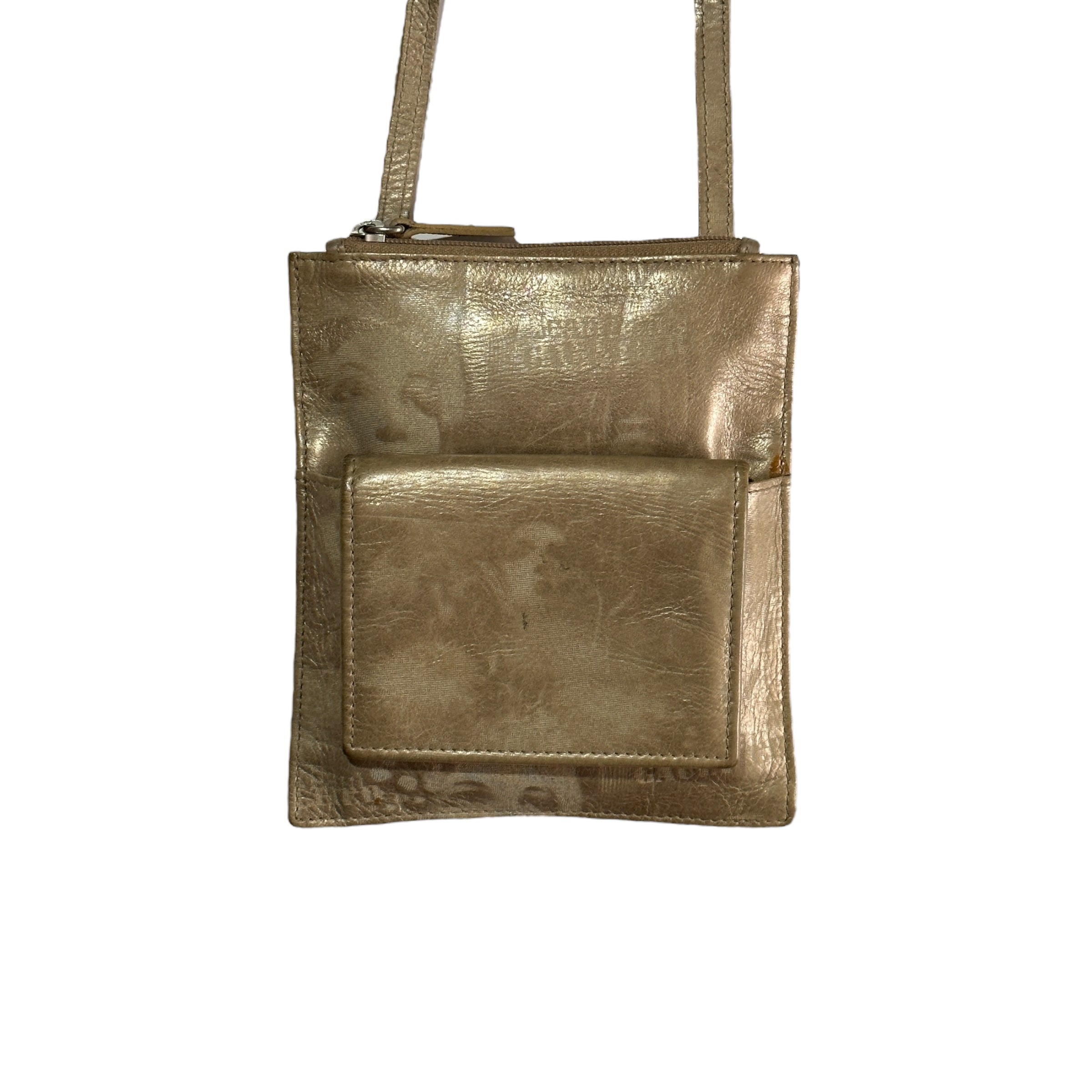 1990's Leather Crossbody Bag