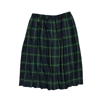 2000's Plaid Pleated Skirt (37W)