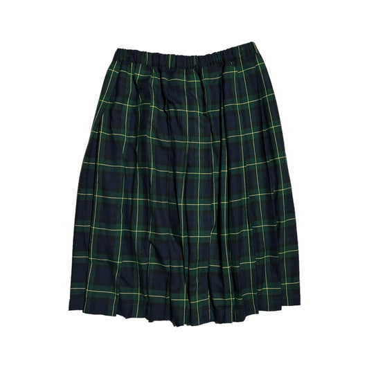 2000's Plaid Pleated Skirt (37W)