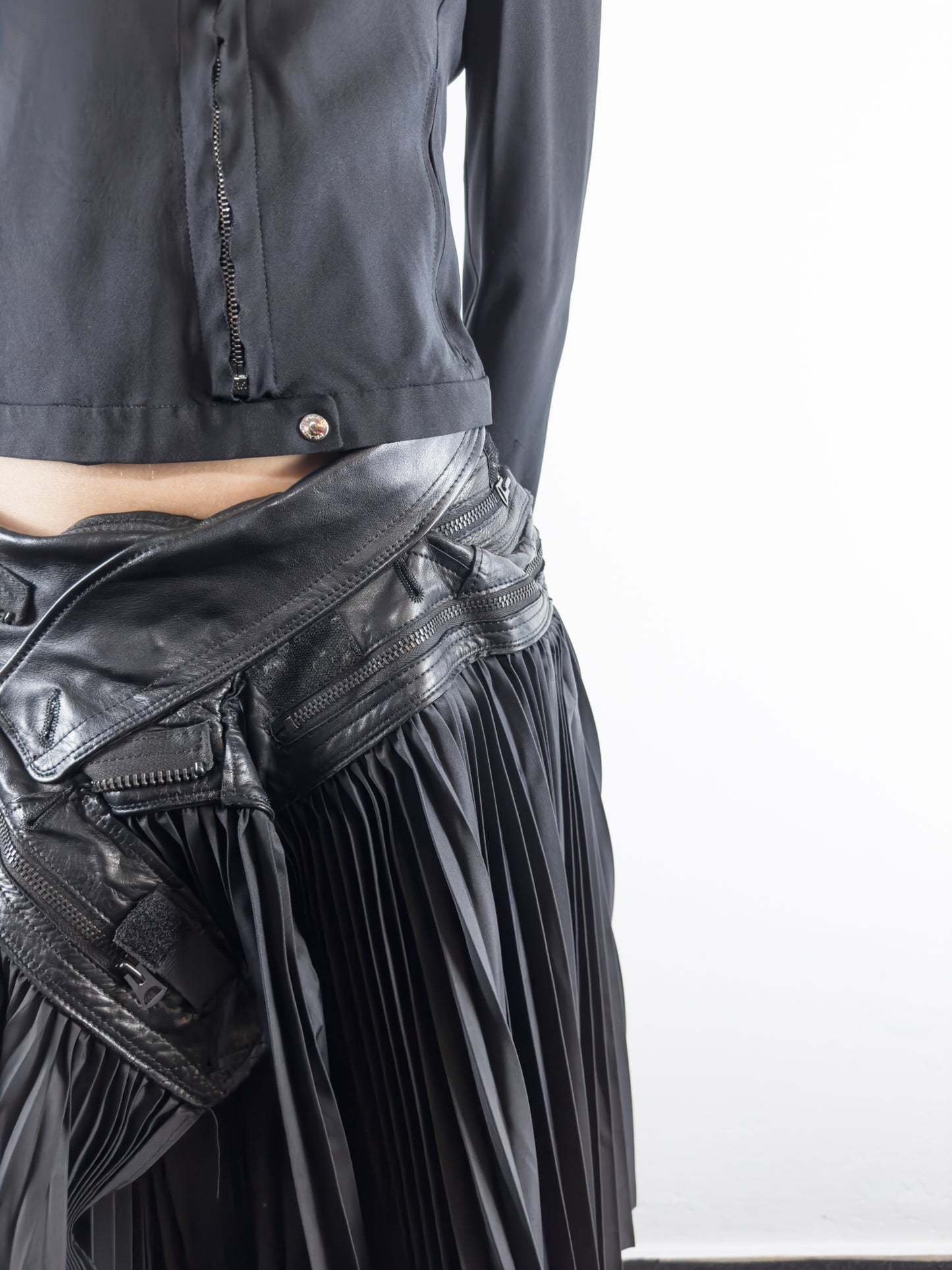 S/S 2006 Reconstructed Pleated Skirt (S)