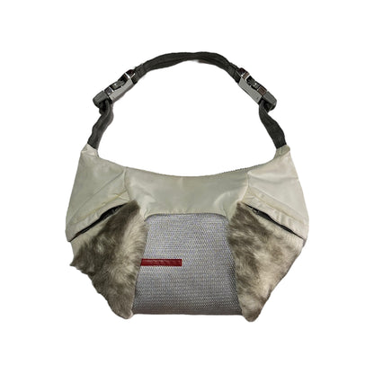 F/W 1999 Prada Sport Nylon & Fur Bag