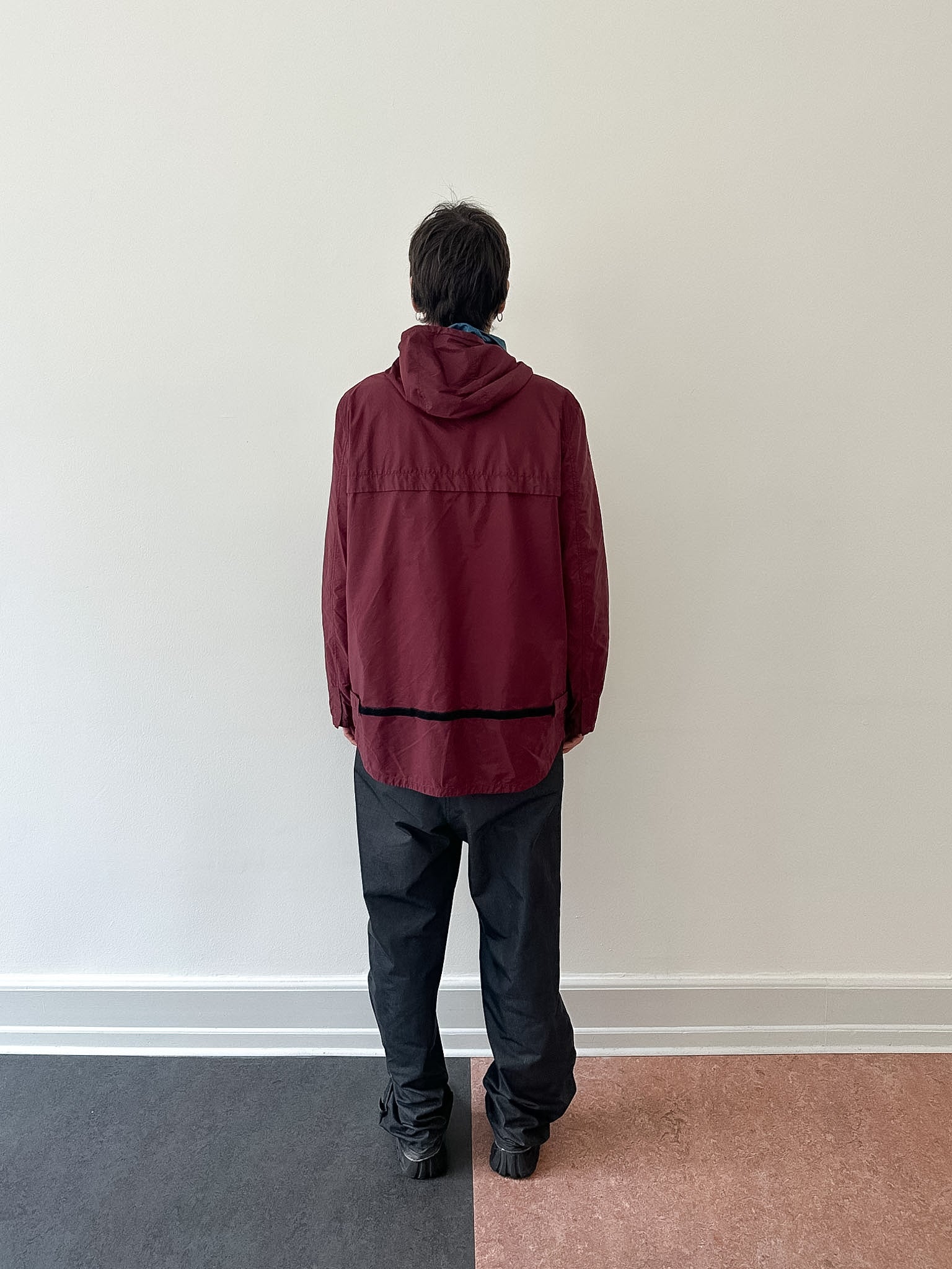 Neil Barrett s/s 2002 burgundy jacket