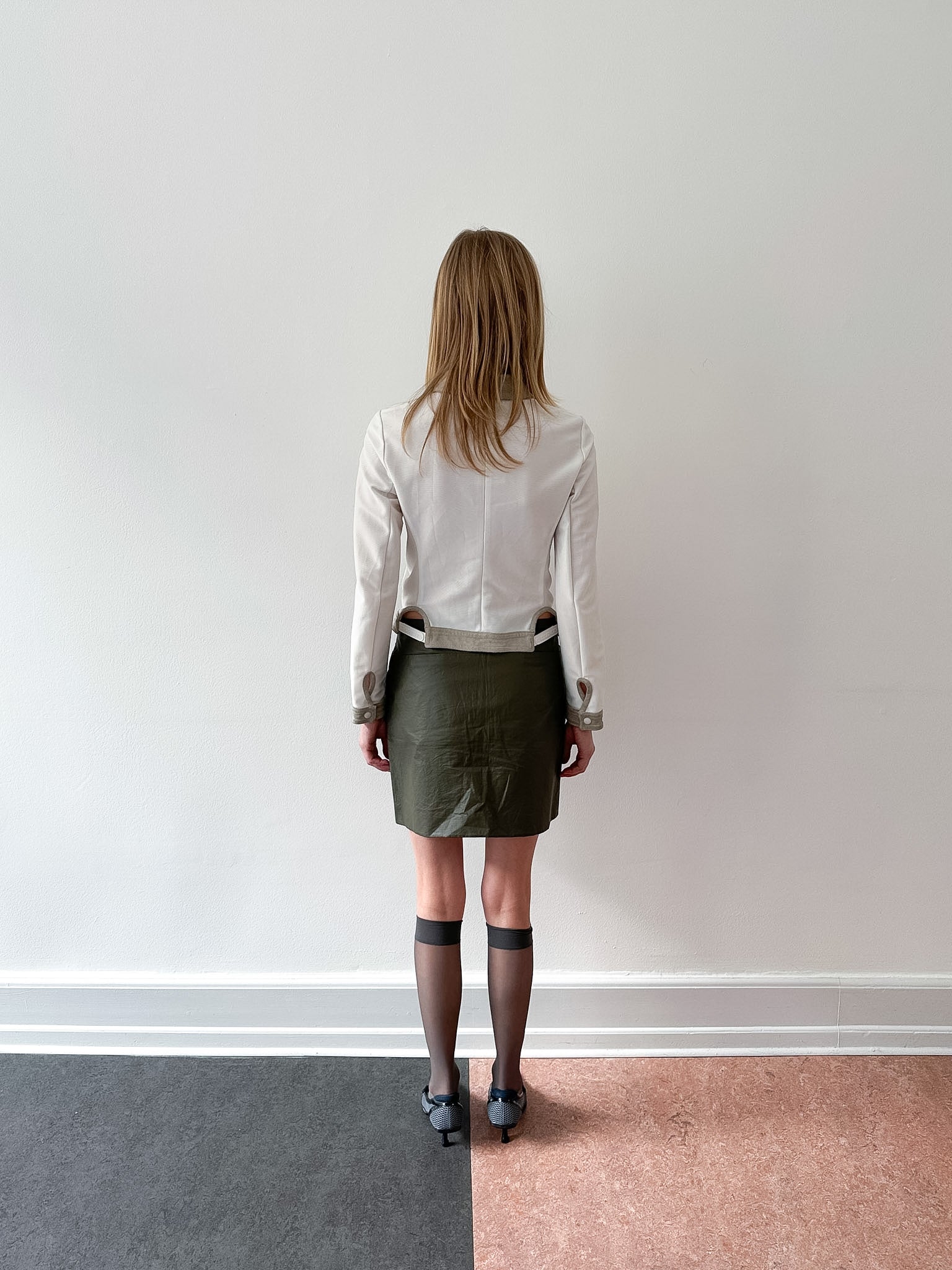 Miu Miu fall/winter 1999 green skirt
