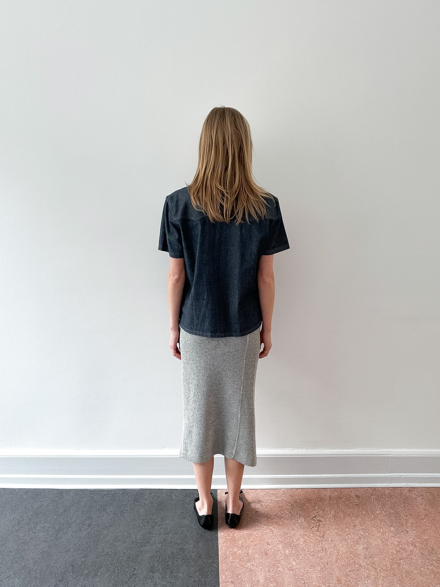 Neil Barrett f/w 2001 dark blue shirt