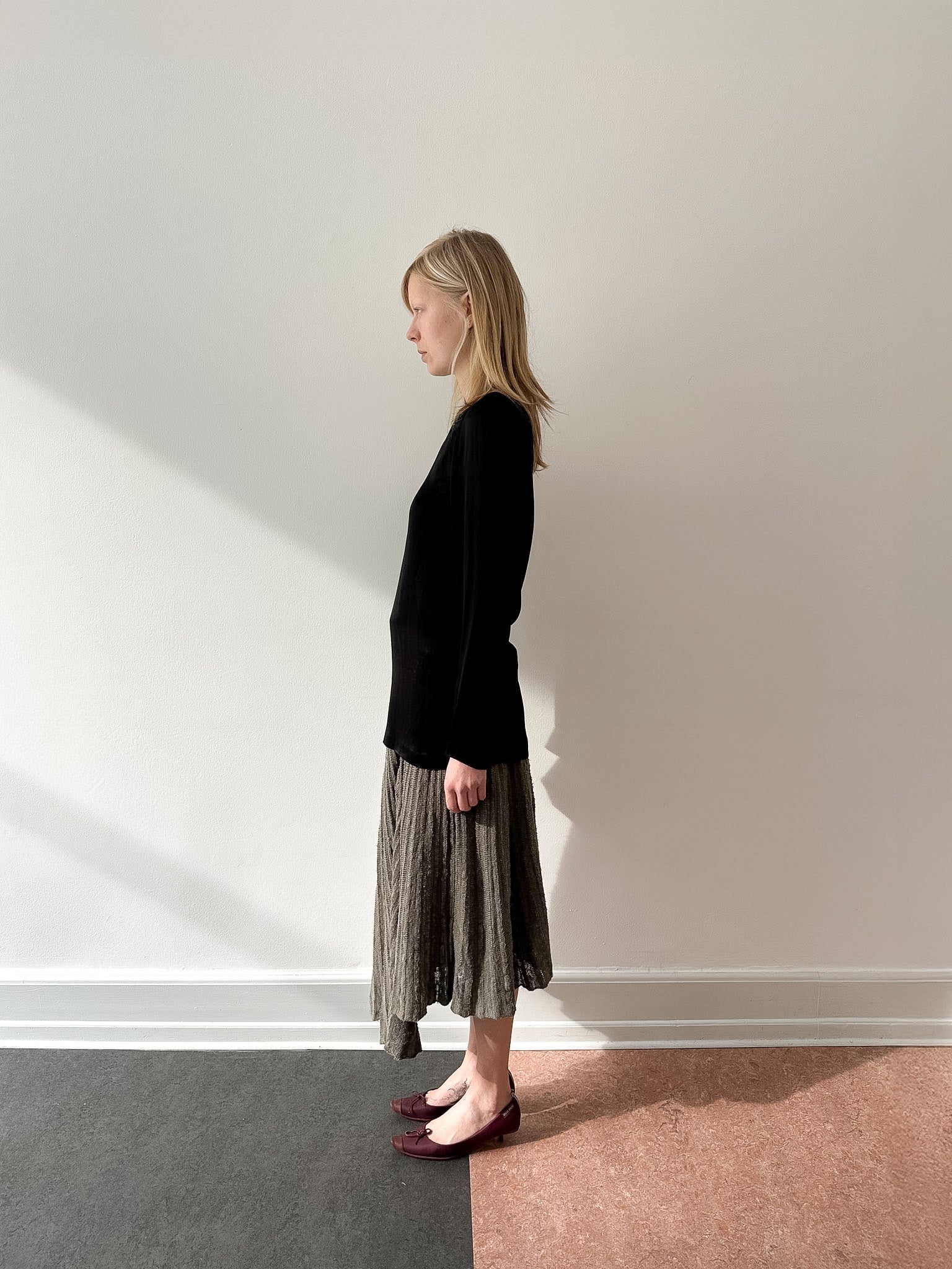 Label Under Construction early 00´s grey skirt
