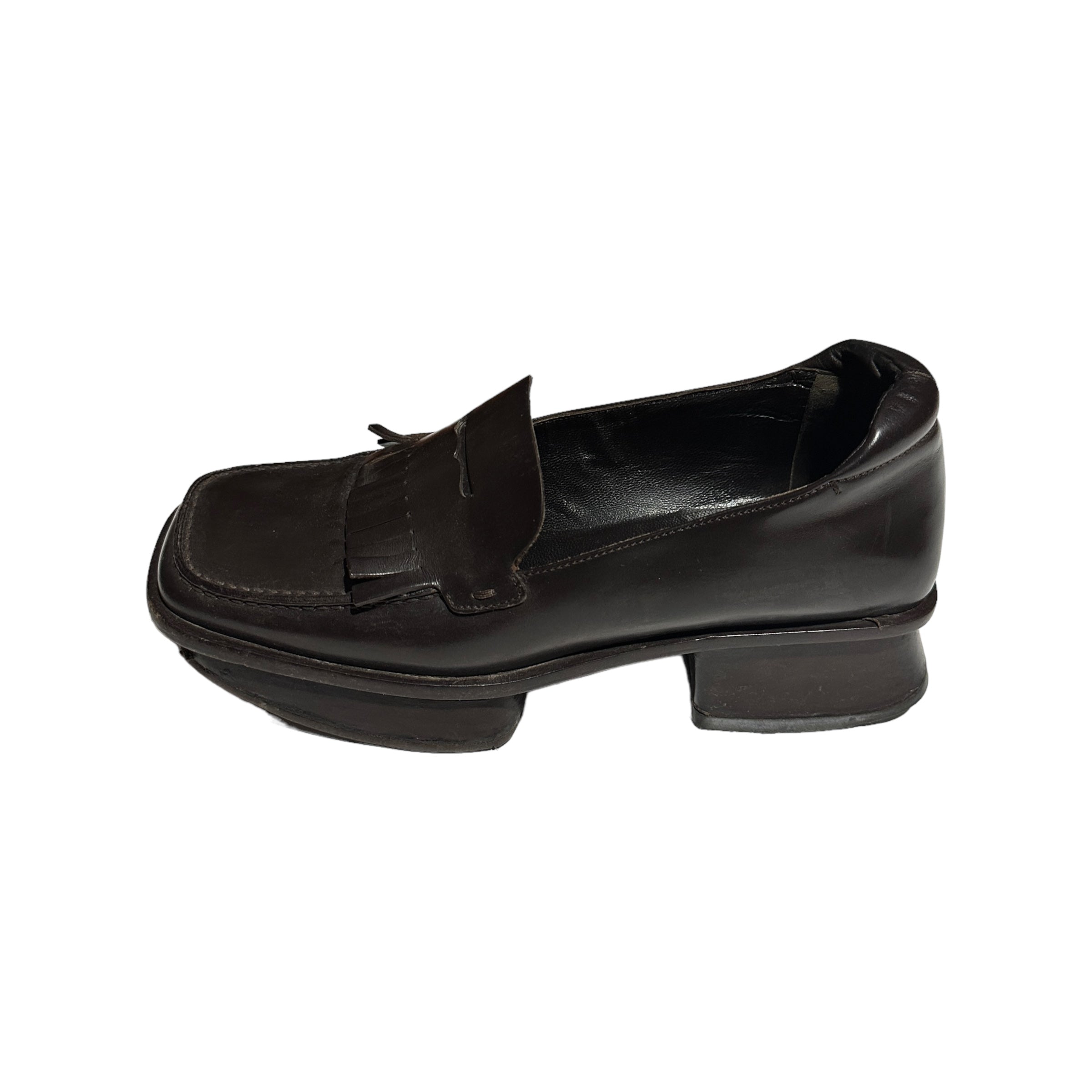 S/S 1999 Brown
Leather Shoes (36)