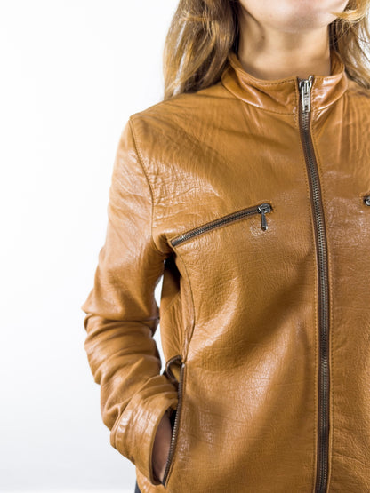1990’s Leather Biker Jacket (S)