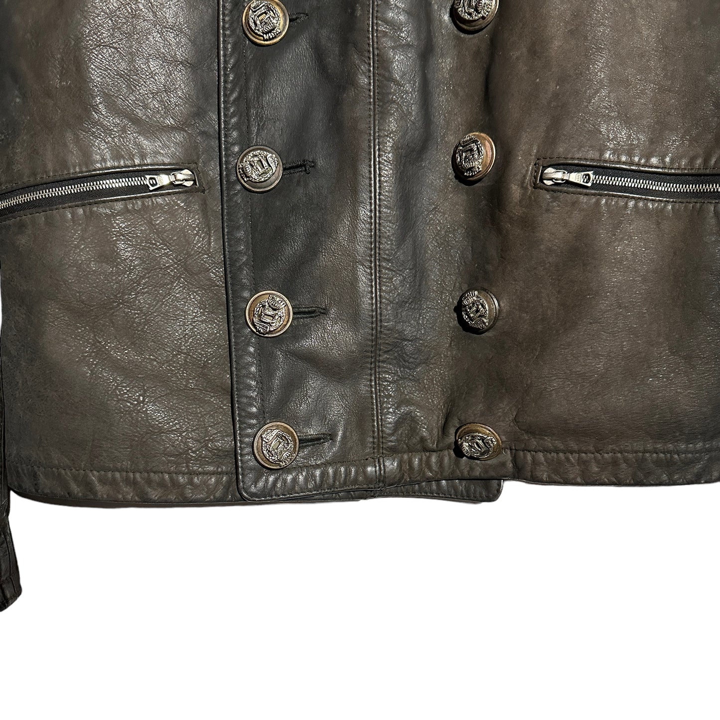 80's Marithé François Girbaud Leather Jacket (L)